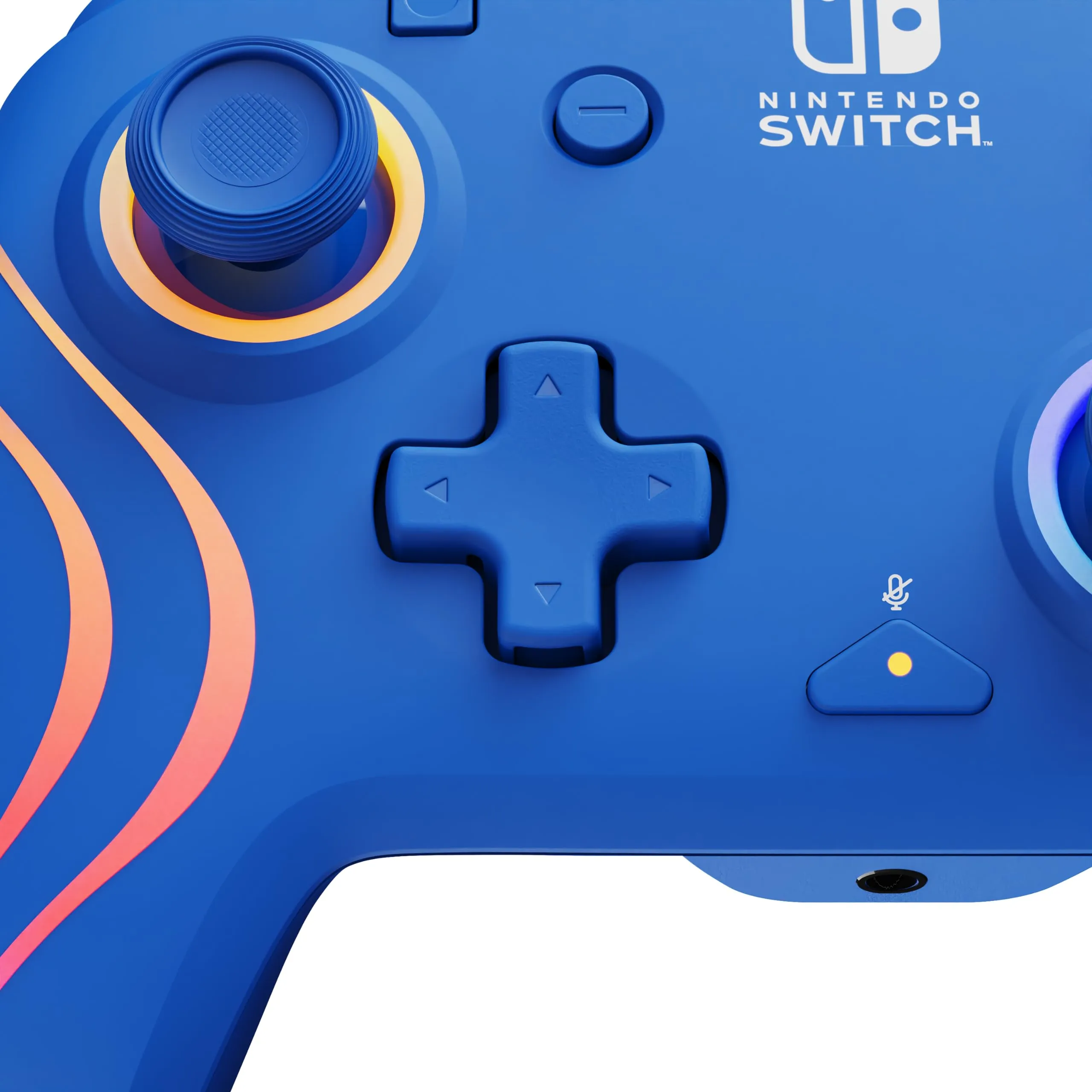 PDP Official Switch Afterglow Wave Wired Controller - Blue - immagine 10