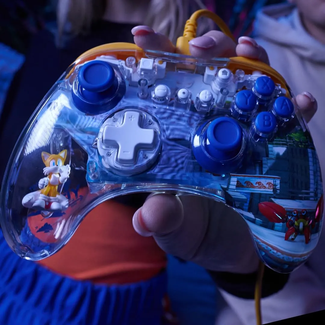 PDP REALMz Wired LED Light-up Pro Controller: Tails For Nintendo Switch & Nintendo Switch - OLED Model - immagine 7