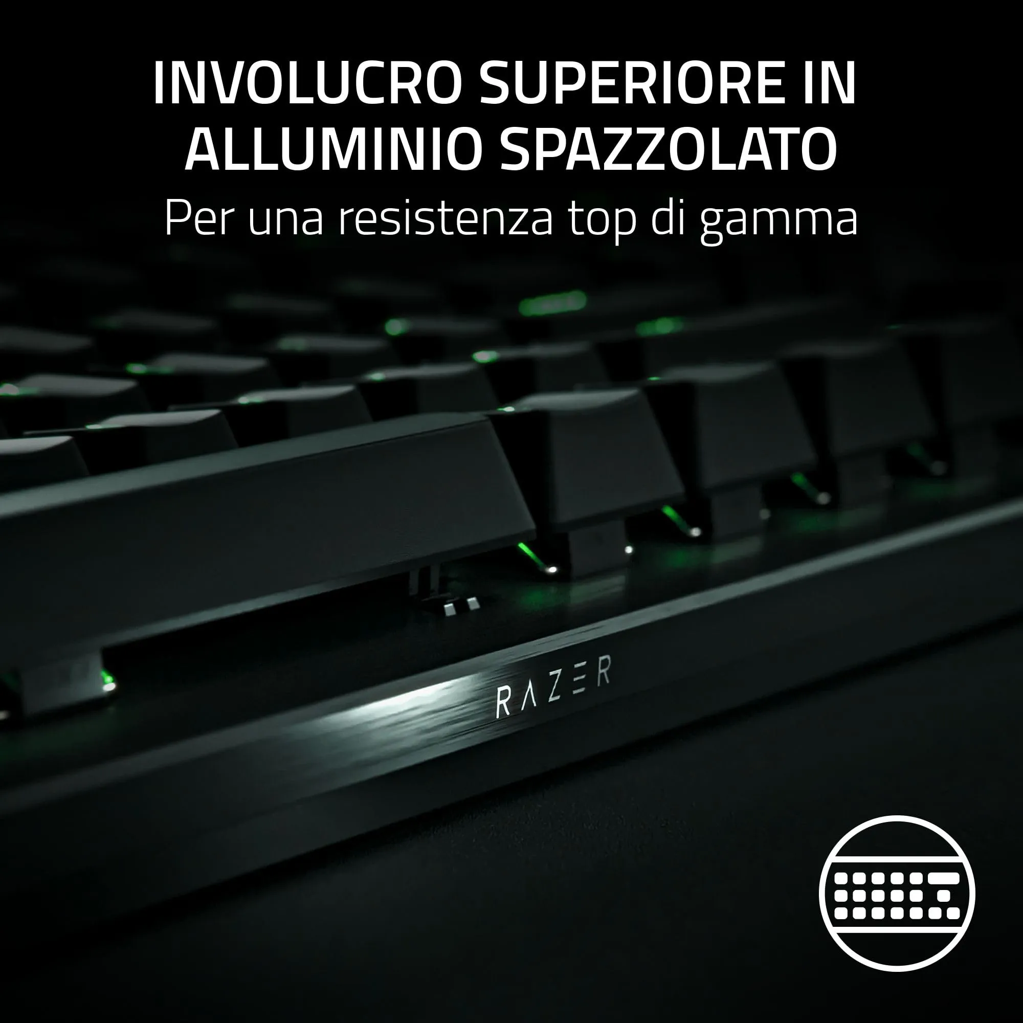 Razer Huntsman V3 Pro Mini - PC Tastiera ottica analogica 60% per esport (Modalità Attivazione Rapida, Metodo di pulsazione/Snap Tap, Regolazioni rapide integrate) US-Layout | Nero - immagine 9