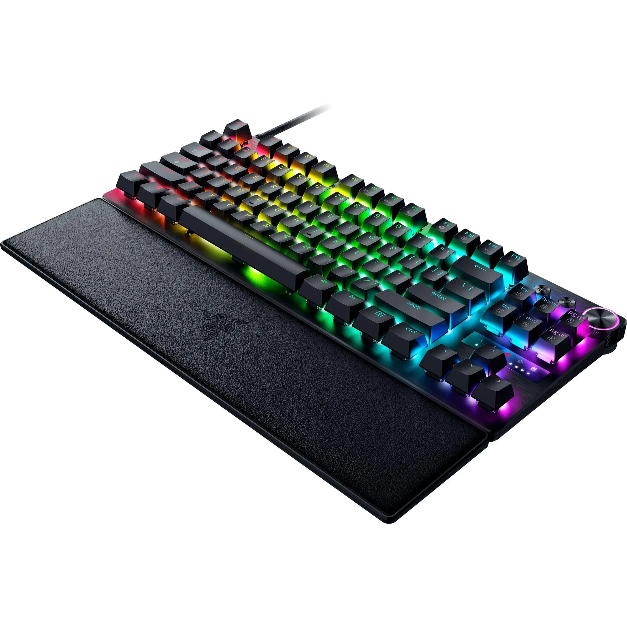 Razer Huntsman V3 Pro TKL - PC Tastiera ottica analogica tenkeyless per esport (Modalità Attivazione Rapida, Metodo di pulsazione/Snap Tap, Quadrante digitale multi-funzione) US-Layout | Nero - immagine 12
