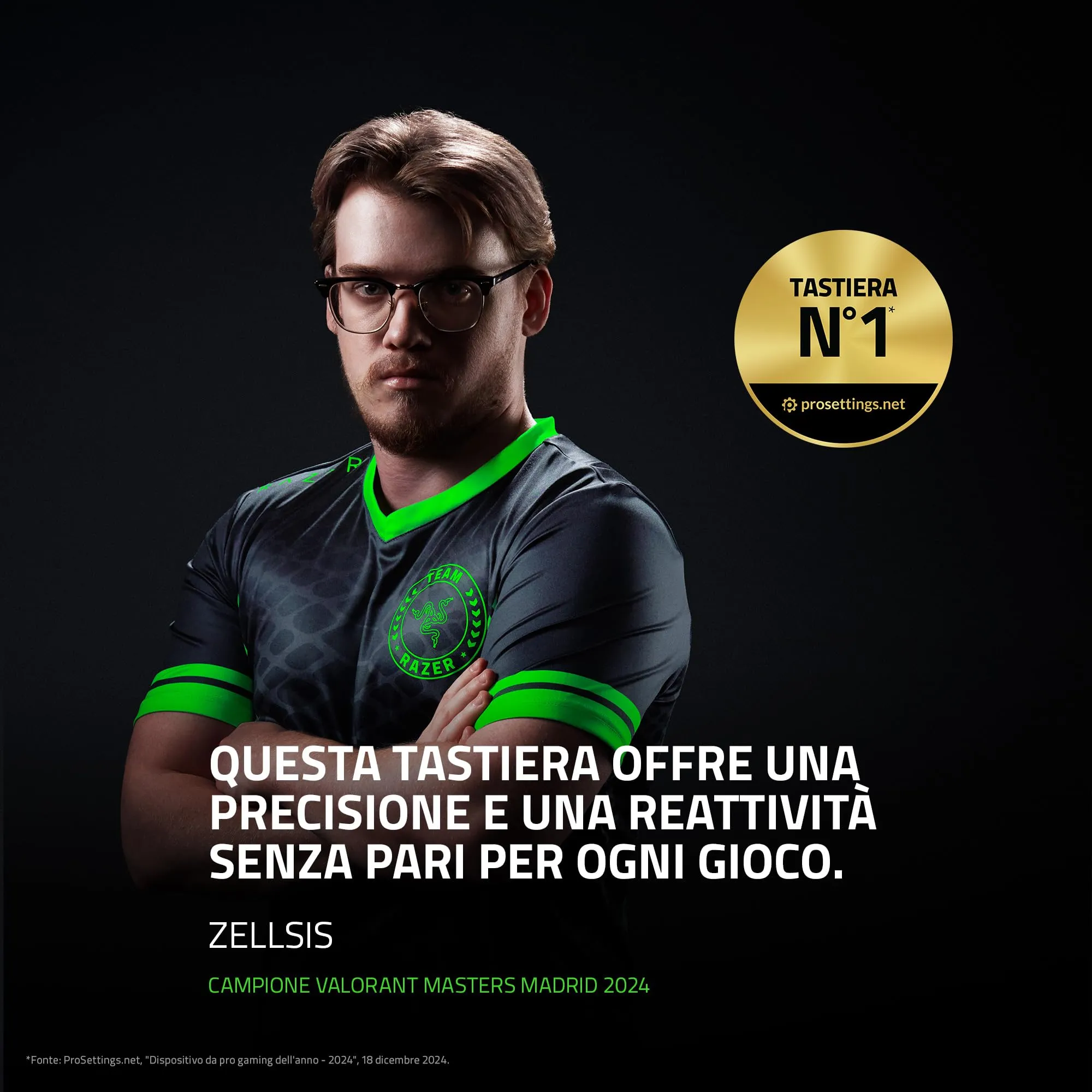 Razer Huntsman V3 Pro Mini - PC Tastiera ottica analogica 60% per esport (Modalità Attivazione Rapida, Metodo di pulsazione/Snap Tap, Regolazioni rapide integrate) US-Layout | Nero - immagine 2