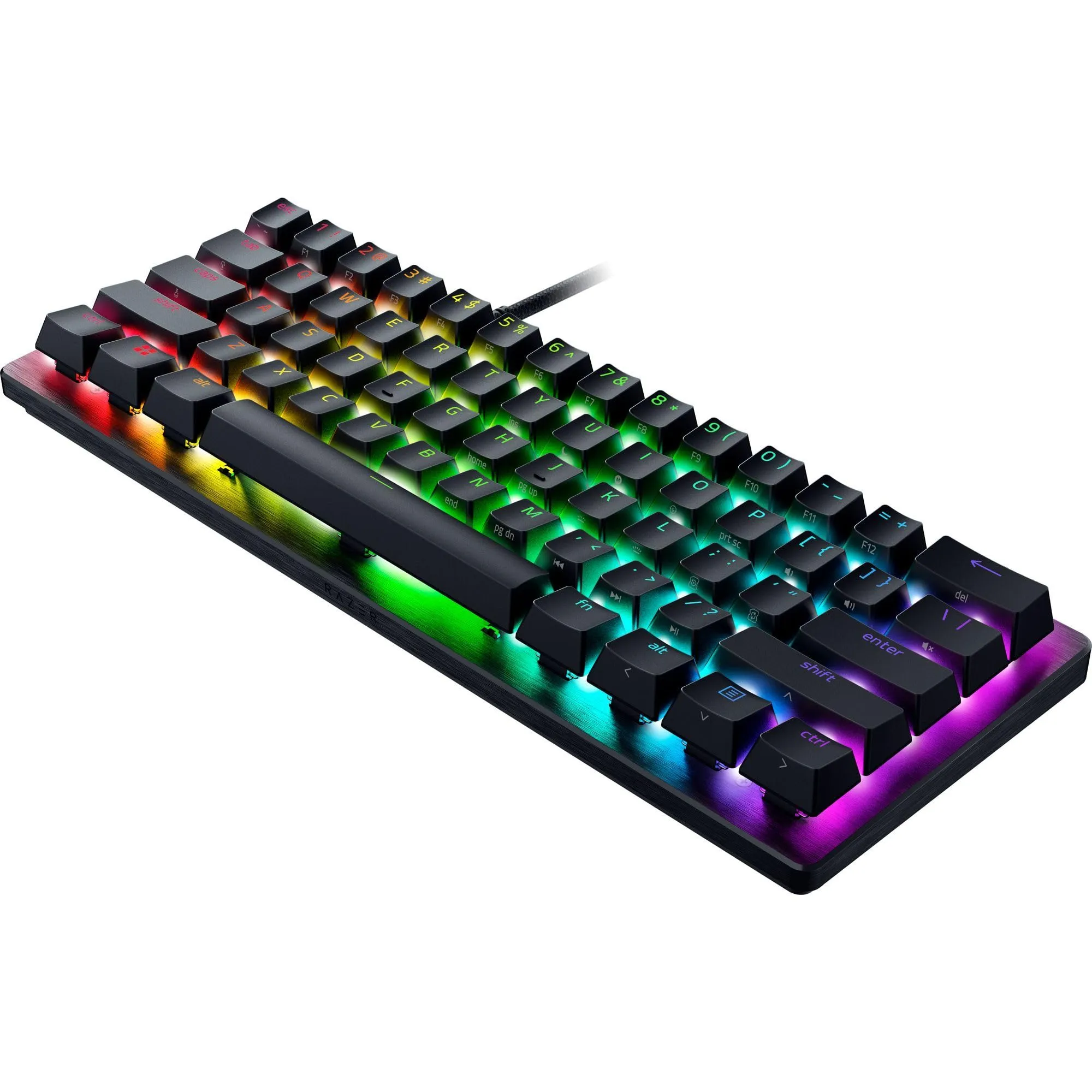 Razer Huntsman V3 Pro Mini - PC Tastiera ottica analogica 60% per esport (Modalità Attivazione Rapida, Metodo di pulsazione/Snap Tap, Regolazioni rapide integrate) US-Layout | Nero - immagine 11
