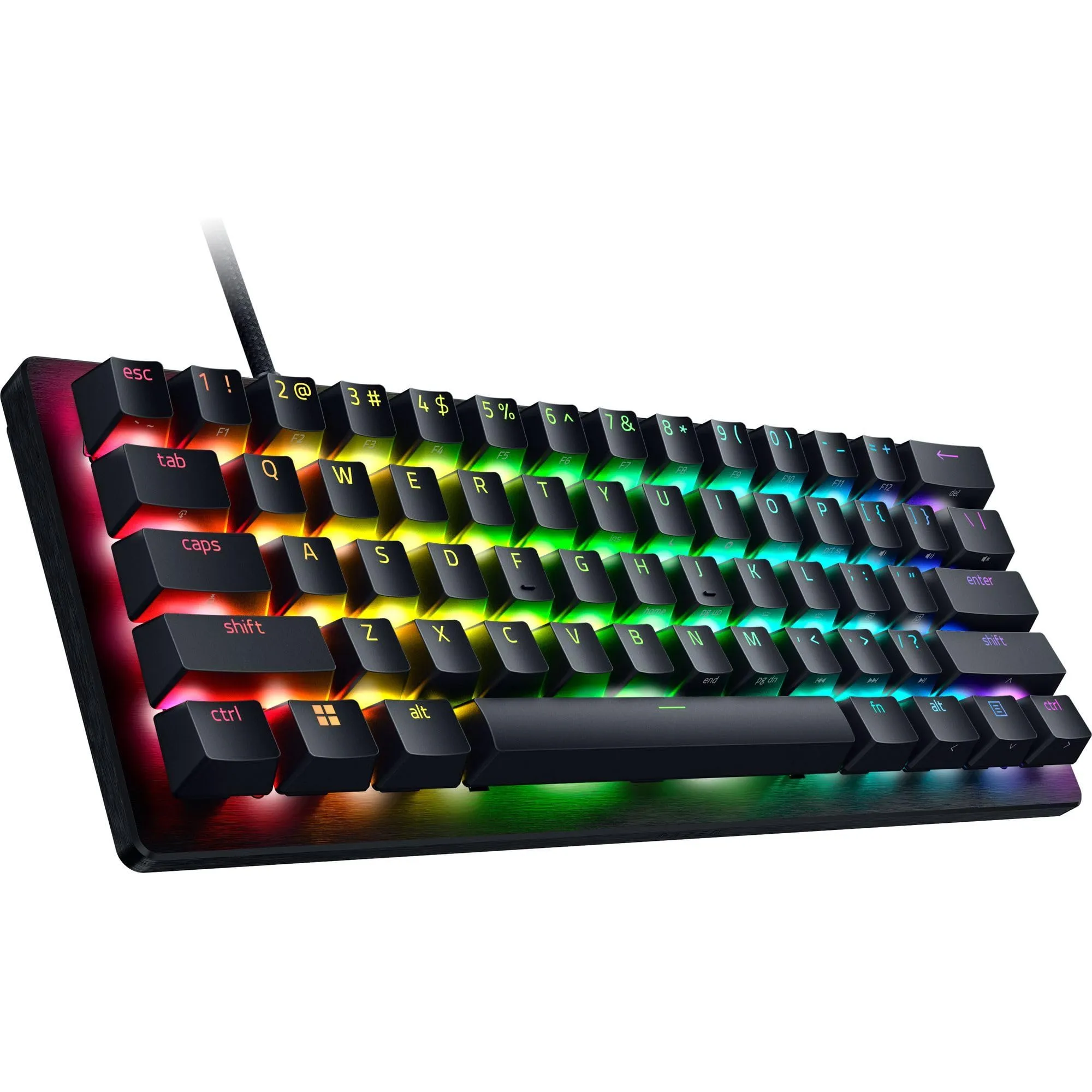 Razer Huntsman V3 Pro Mini - PC Tastiera ottica analogica 60% per esport (Modalità Attivazione Rapida, Metodo di pulsazione/Snap Tap, Regolazioni rapide integrate) US-Layout | Nero - immagine 12