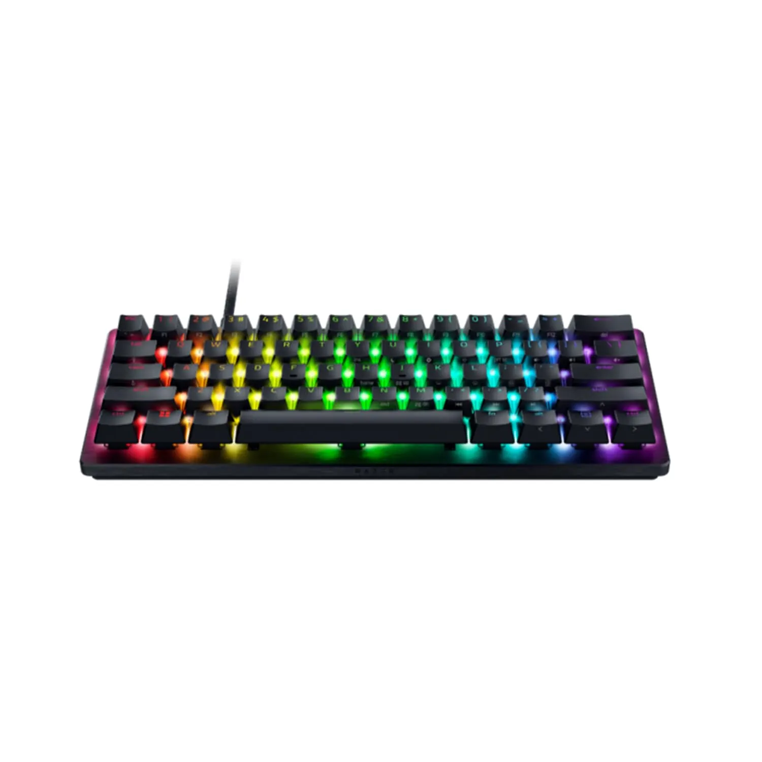 Razer Huntsman V3 Pro Mini tastiera ottica 60% analogica Esports con pulsante a pressione e modalità di attivazione rapida (impostazioni rapide integrate, quadrante multifunzione e pulsanti di - immagine 2