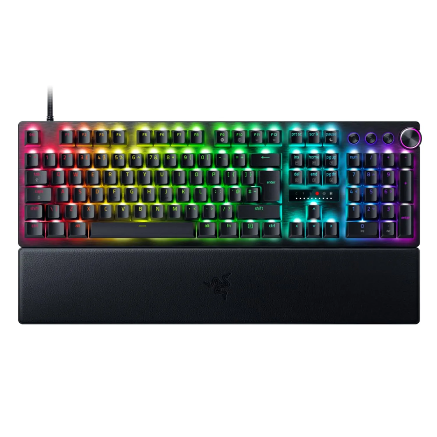 Razer Huntsman V3 Pro - Tastiera analogica ottica Esports con pulsante a pressione e scatto rapido (impostazioni rapide integrate, quadrante digitale multifunzione e pulsanti di controllo dedicati) - immagine 1