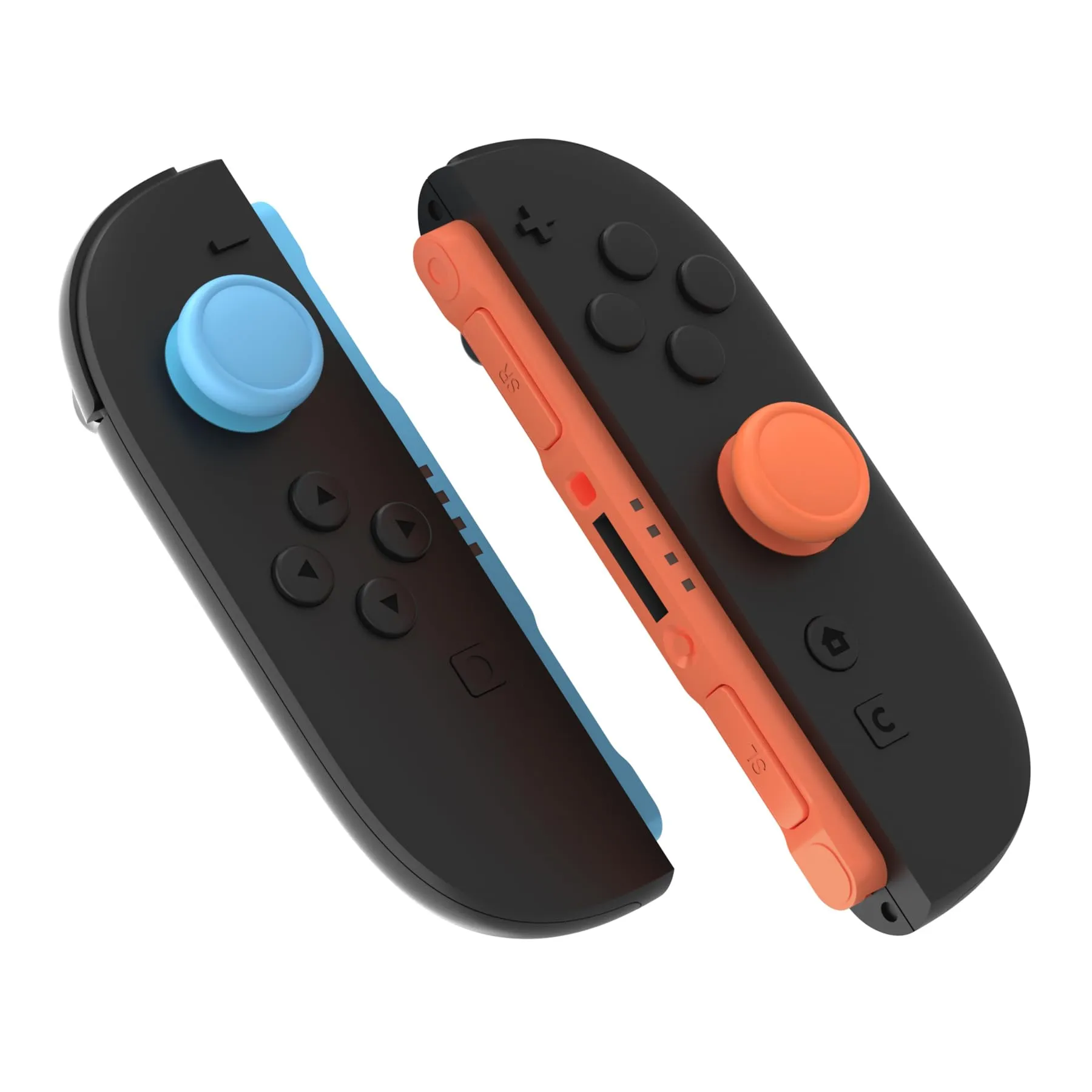 playvital Copri Levette Analogiche per Nintendo Switch 2, Blu&Arancione - immagine 7
