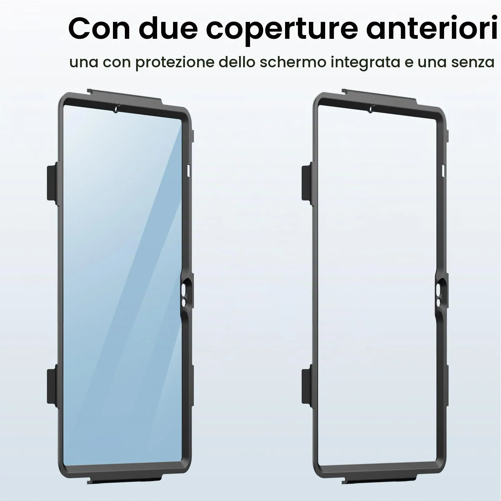 Gerutek Cover per Samsung Galaxy Tab S10 FE Plus/S10 FE+ 13,1'' 2025, Nero - immagine 8