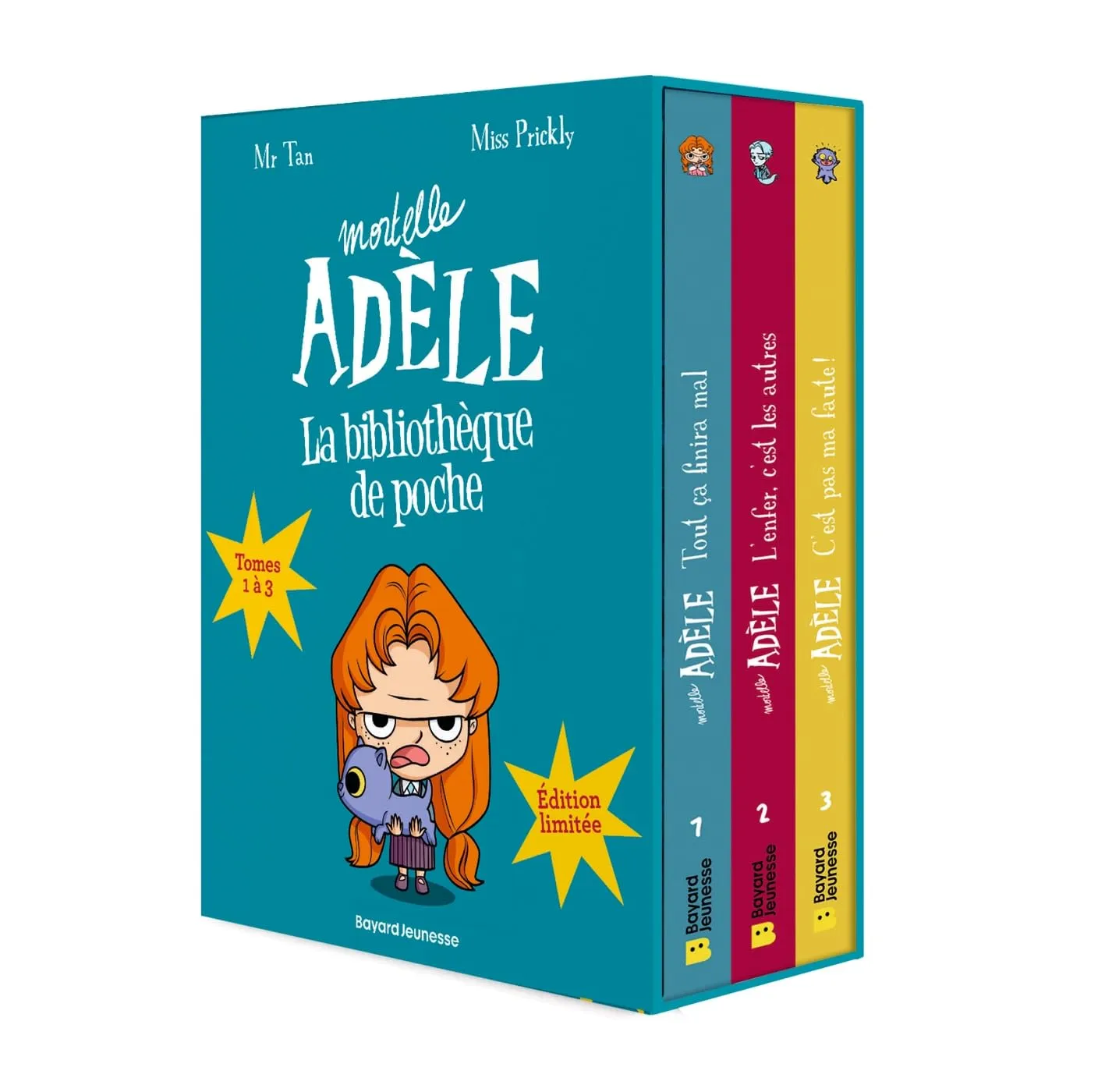 Ma bibliothèque Mortelle Adèle : Coffret des tomes 1 à 3: Petit, mais mortel ! - immagine 1