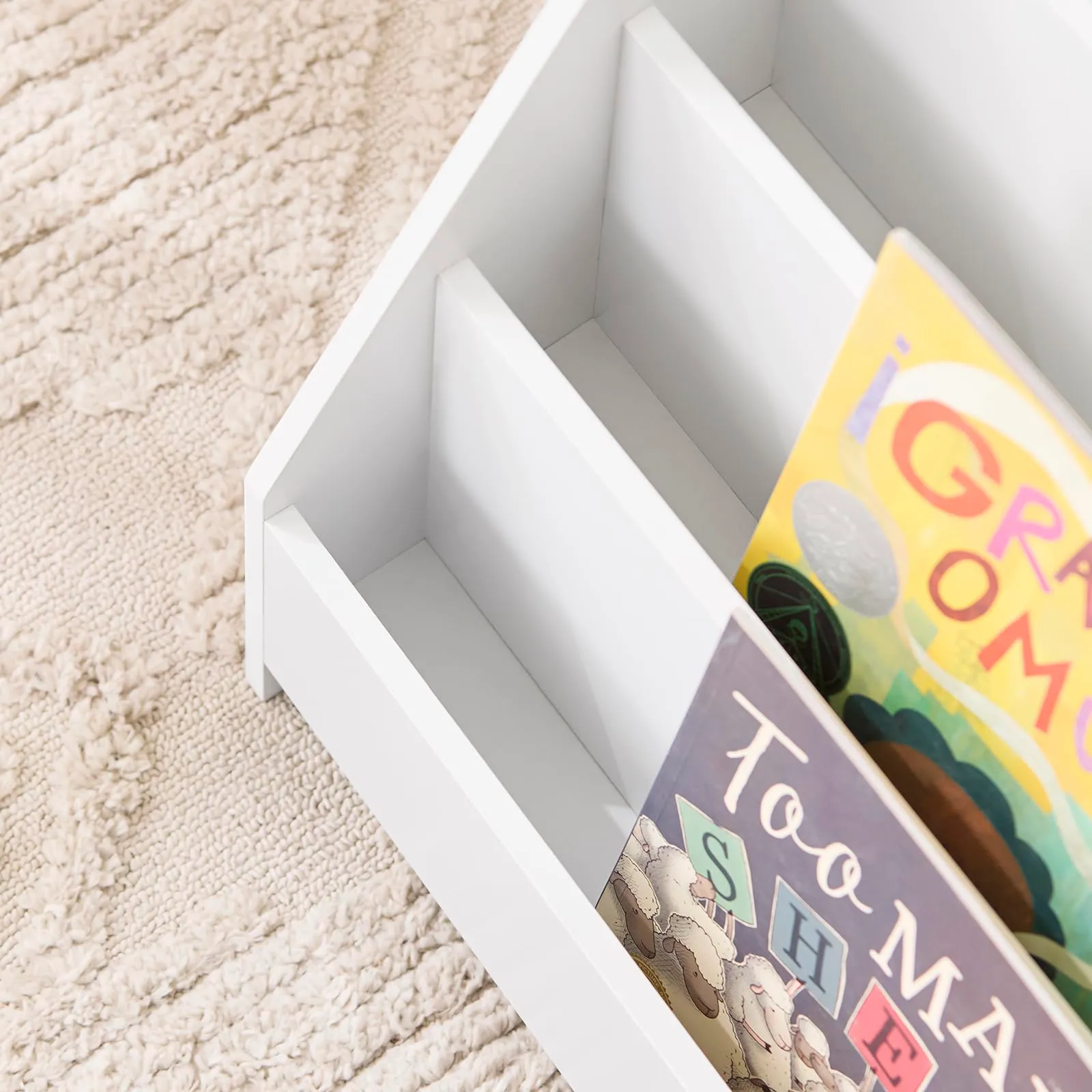 SoBuy Libreria Bambini Montessori con 4 Scomparti Aperti 70×30×60 cm - immagine 5