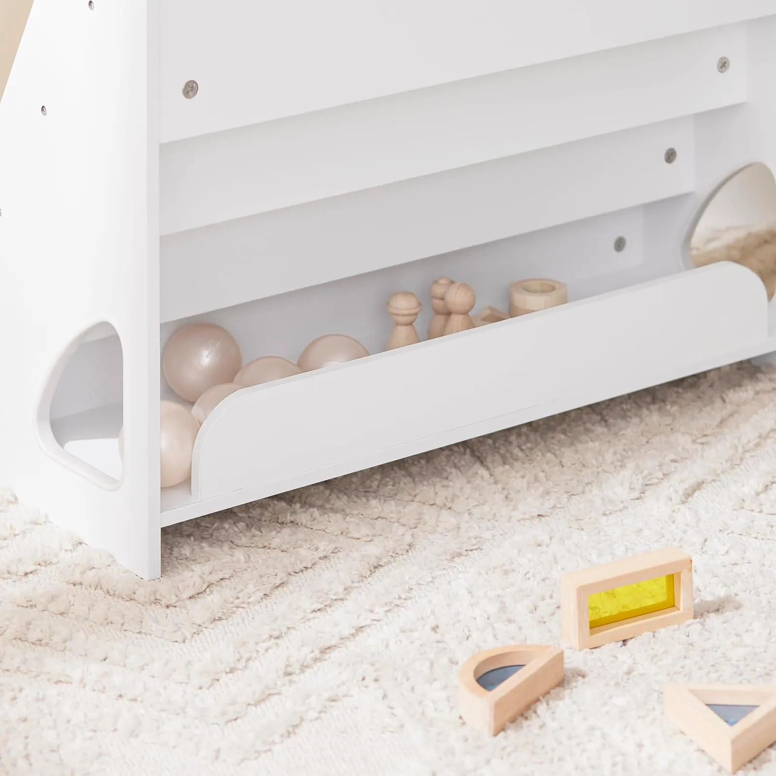 SoBuy Libreria Bambini Montessori con 4 Scomparti Aperti 70×30×60 cm - immagine 6