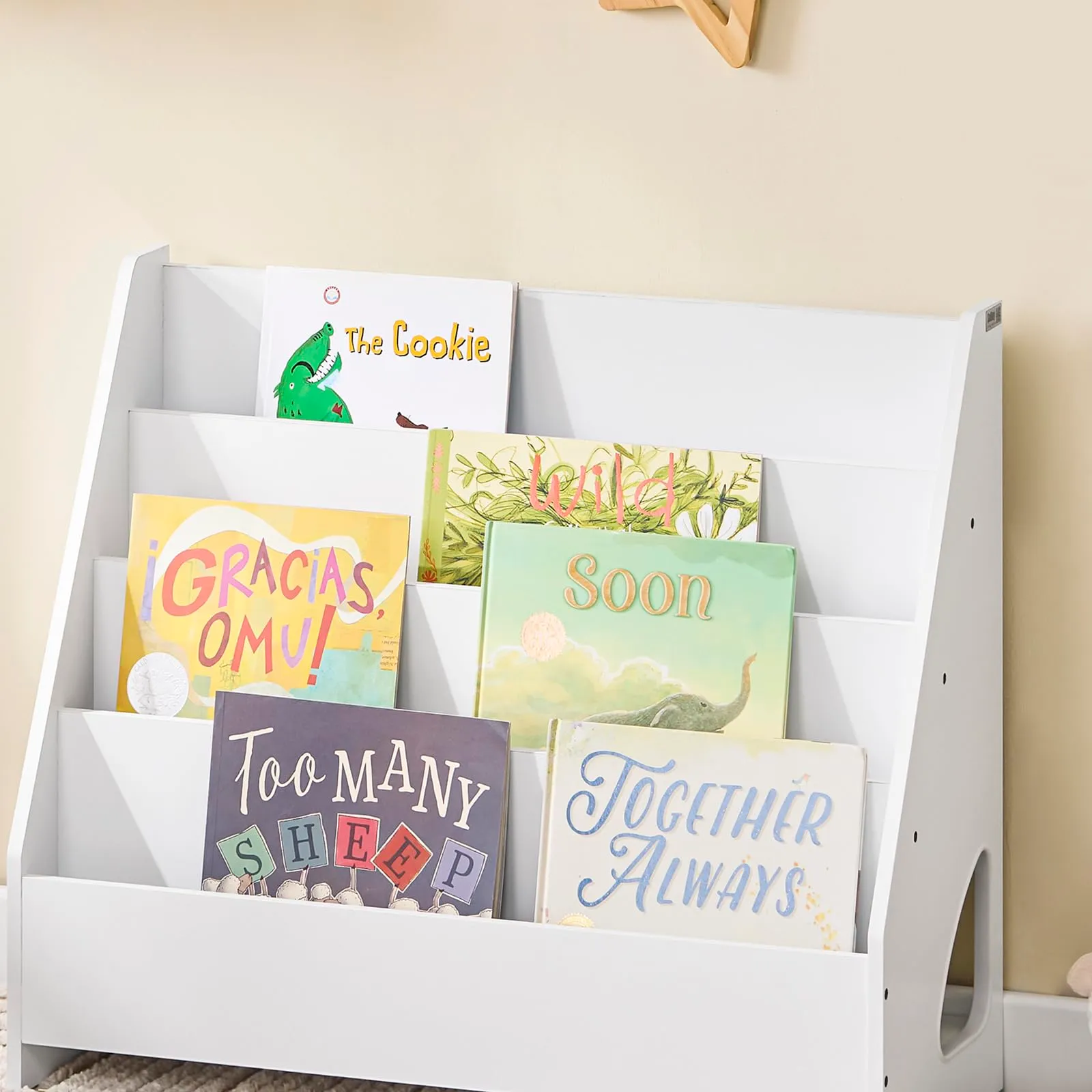 SoBuy Libreria Bambini Montessori con 4 Scomparti Aperti 70×30×60 cm - immagine 8