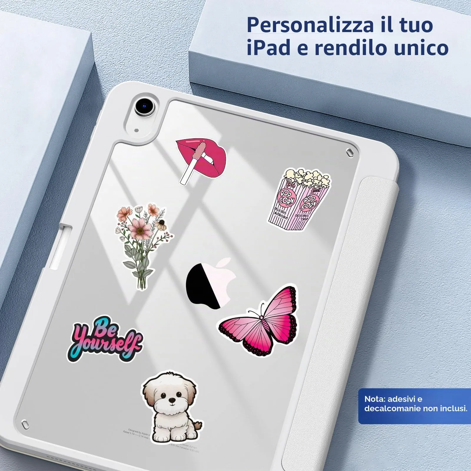TiMOVO Cover per iPad A16 11. Gen 11"&10. Gen 10,9", Bianco - immagine 6