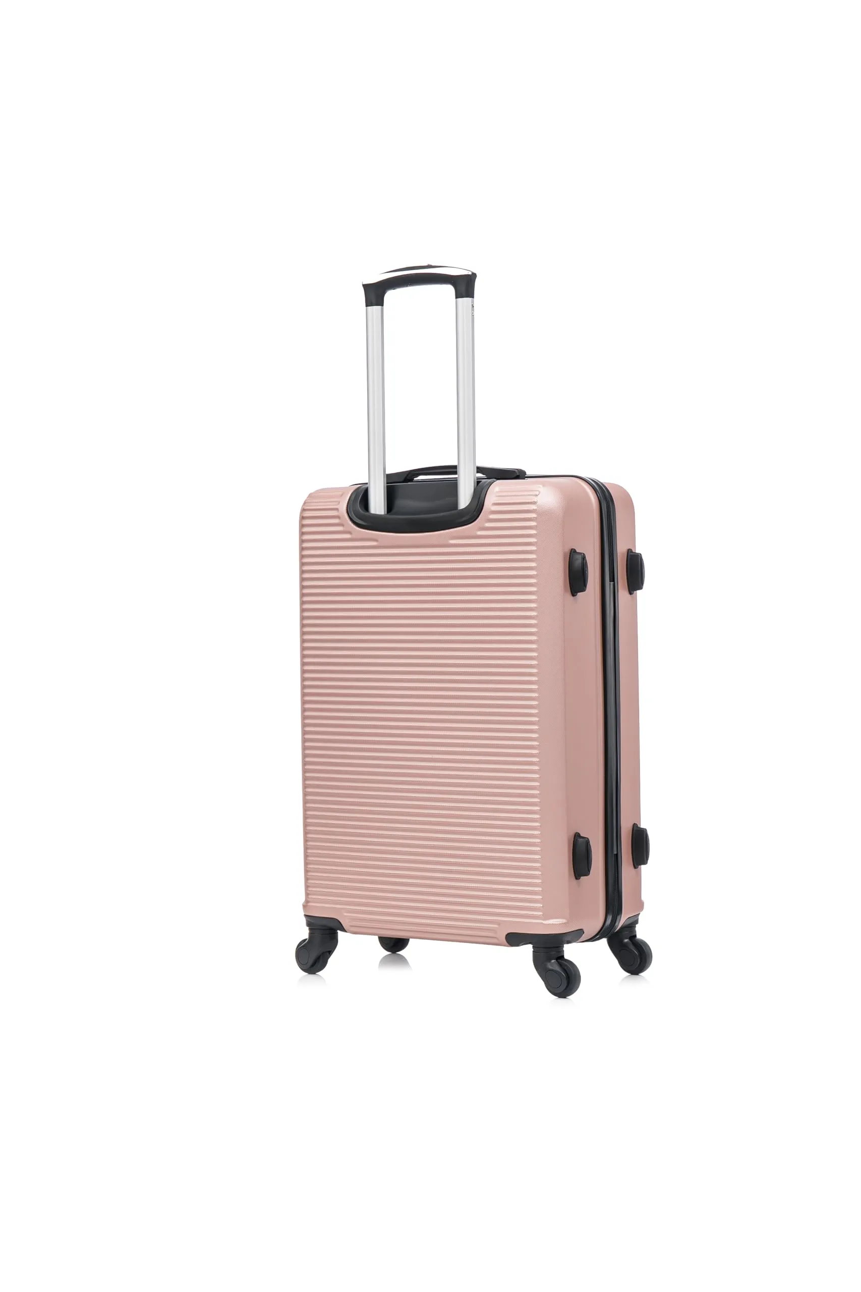 CELIMS Set di valigie leggere, approvate da più di 100 compagnie aeree, per un viaggio in totale sicurezza, Oro rosa., Set 4 pièces - immagine 3
