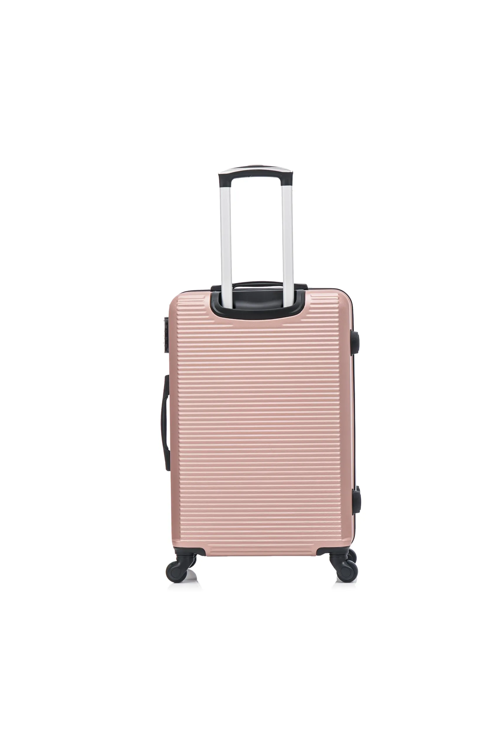 CELIMS Set di valigie leggere, approvate da più di 100 compagnie aeree, per un viaggio in totale sicurezza, Oro rosa., Set 4 pièces - immagine 6