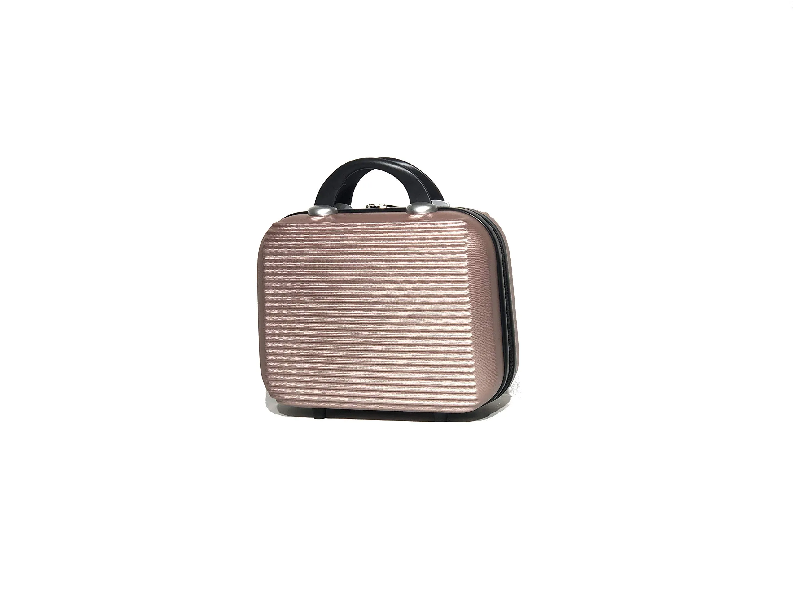 CELIMS Set di valigie leggere, approvate da più di 100 compagnie aeree, per un viaggio in totale sicurezza, Oro rosa., Set 4 pièces - immagine 7