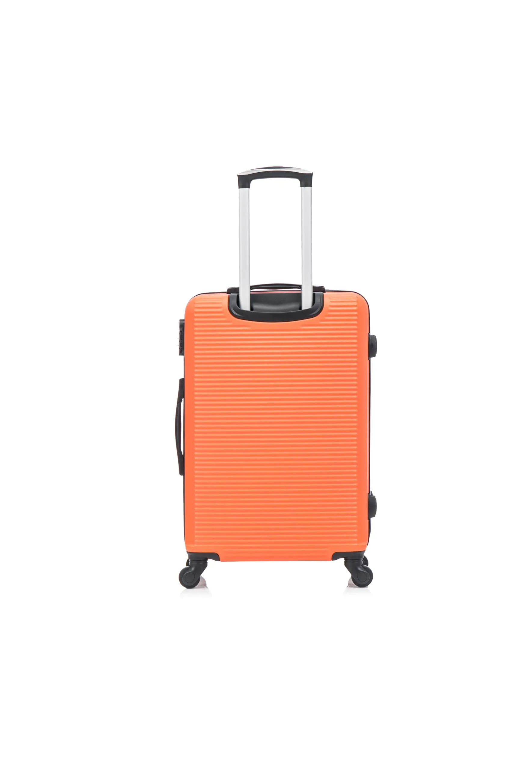CELIMS Set di valigie leggere, approvate da più di 100 compagnie aeree, per un viaggio in totale sicurezza, arancione, Set 4 pièces - immagine 4