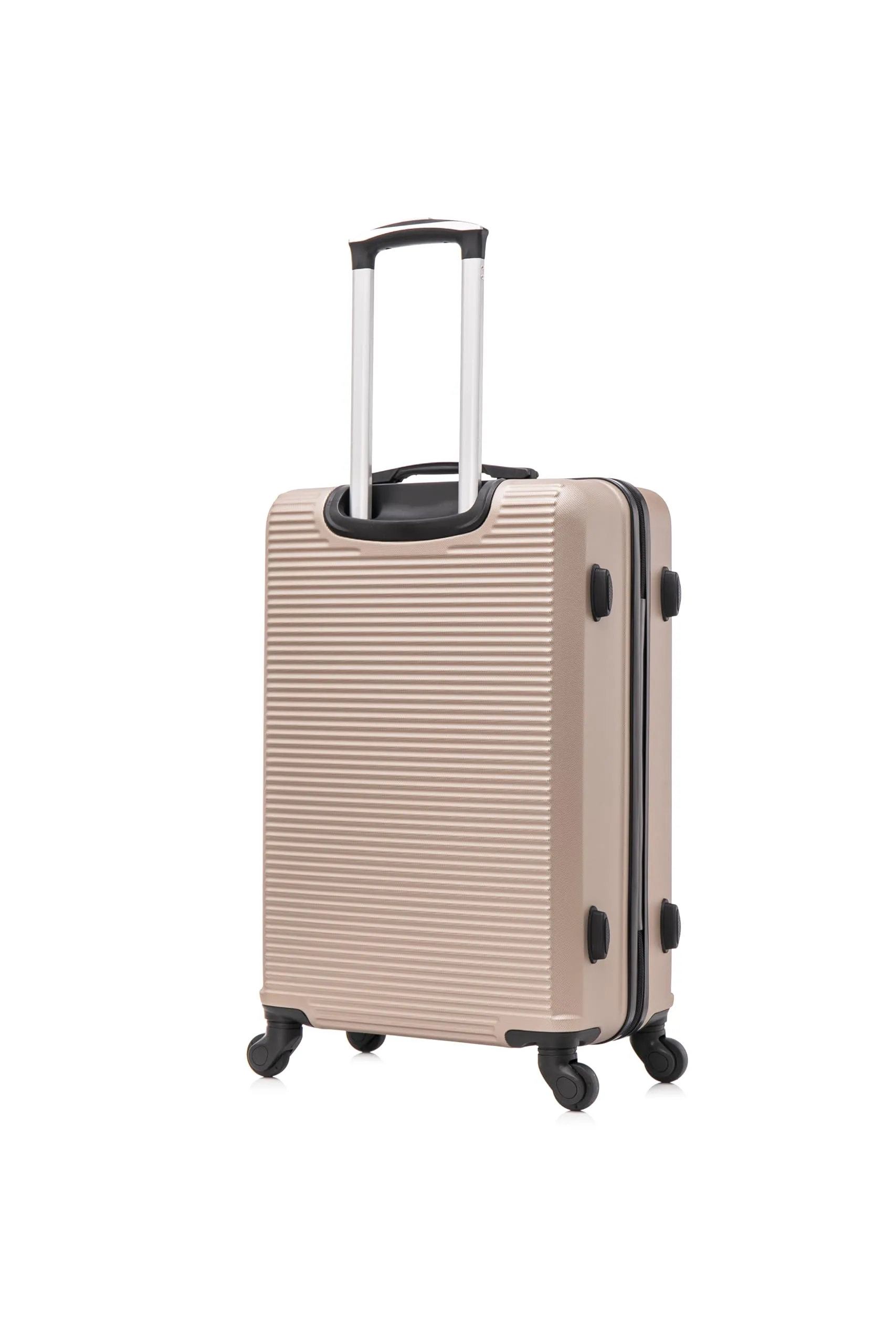 Celims Valigie leggere, approvate da più di 100 compagnie aeree, per un viaggio in tutta sicurezza, champagne, Set 4 pièces - immagine 3