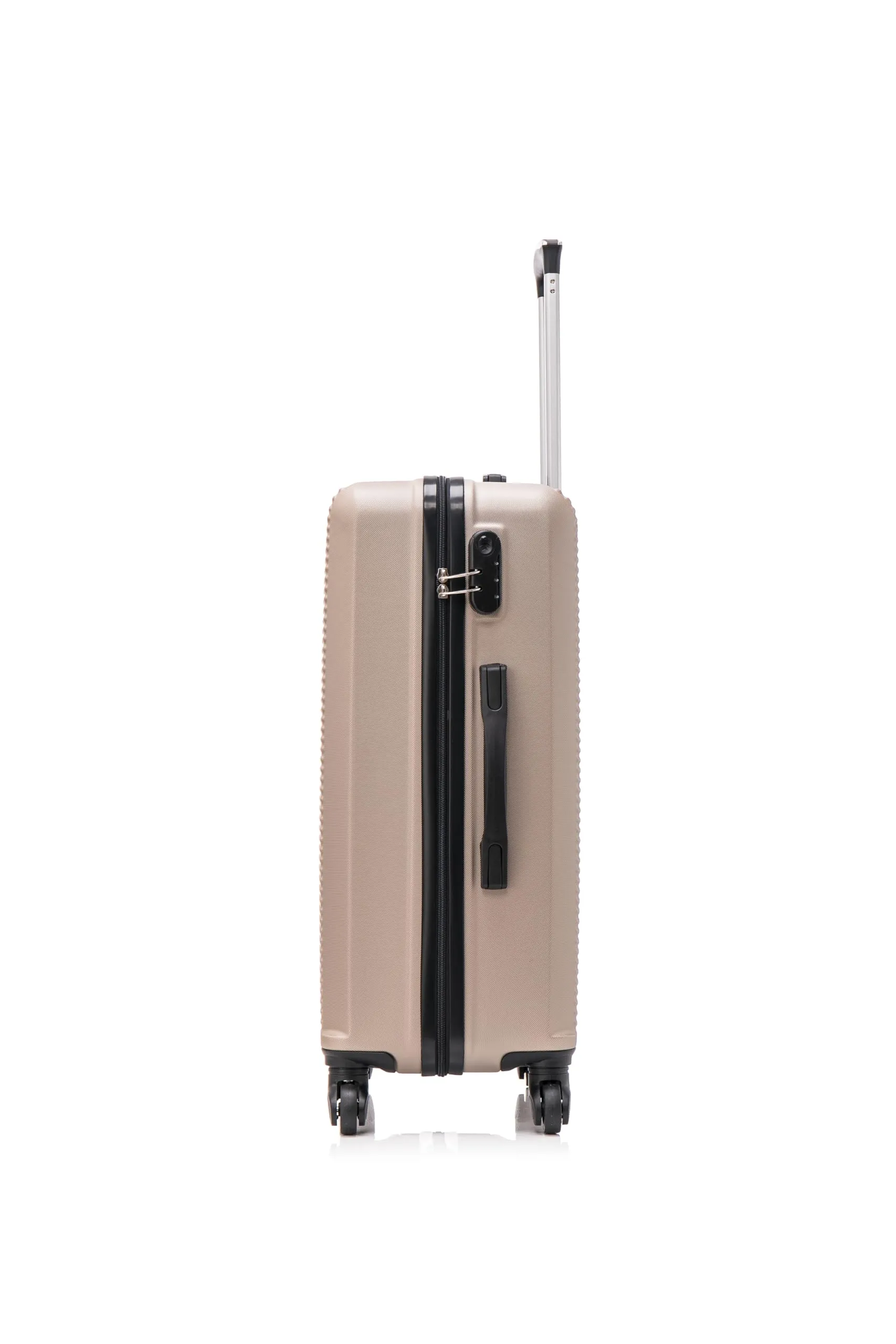 Celims Valigie leggere, approvate da più di 100 compagnie aeree, per un viaggio in tutta sicurezza, champagne, Set 4 pièces - immagine 5