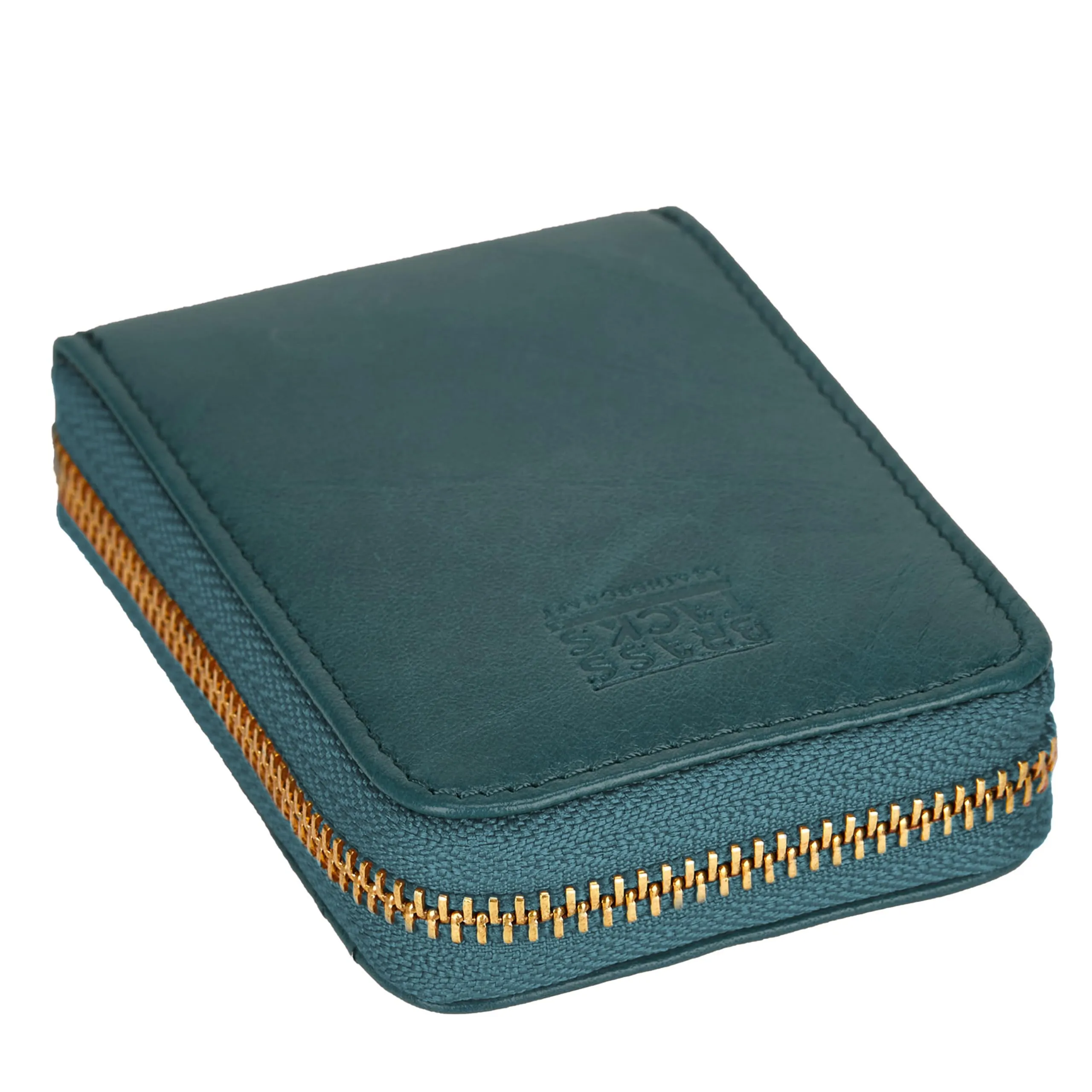 Porta Carte Credito Portatessere Portafoglio Piccolo Compatto Mini Slim da Donna Uomo in Vera Pelle con Tasca Posteriore con Protezione Rfid 13 Scomparti per Carte con Cerniera(Nero) - immagine 7