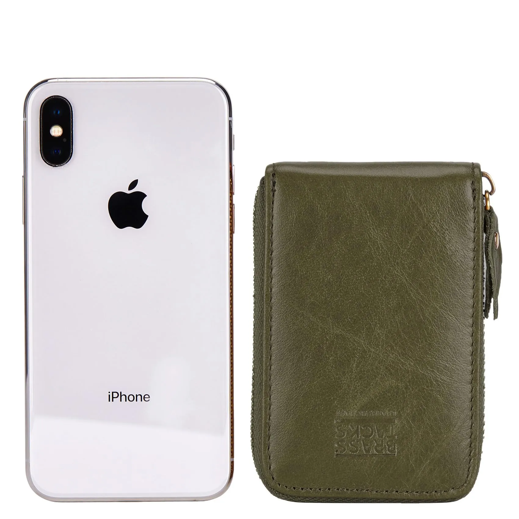 Porta Carte Credito Portatessere Portafoglio Piccolo Compatto Mini Slim da Donna Uomo in Vera Pelle con Tasca Posteriore con Protezione Rfid 13 Scomparti per Carte con Cerniera(Arancione) - immagine 3