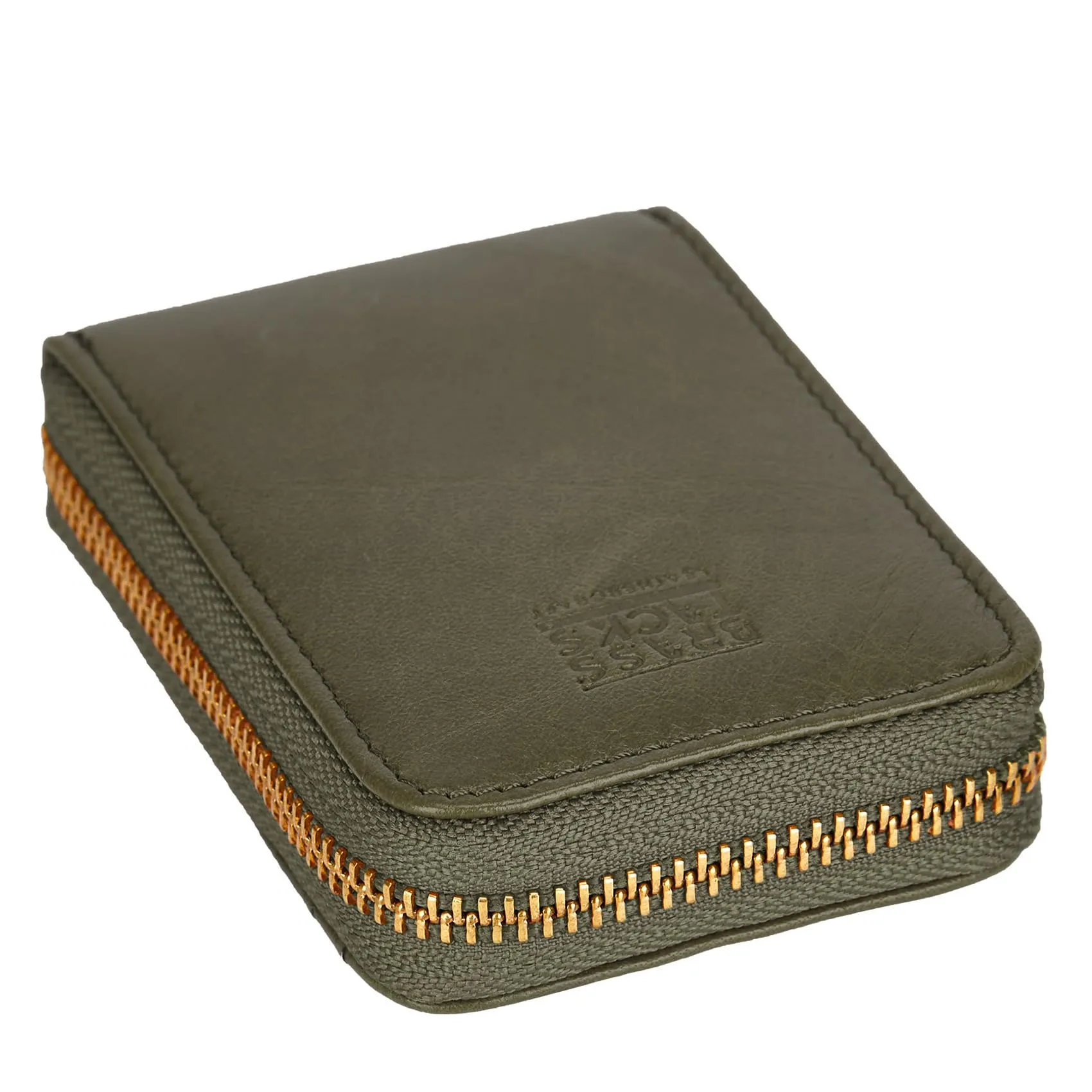 Porta Carte Credito Portatessere Portafoglio Piccolo Compatto Mini Slim da Donna Uomo in Vera Pelle con Tasca Posteriore con Protezione Rfid 13 Scomparti per Carte con Cerniera(Arancione) - immagine 7