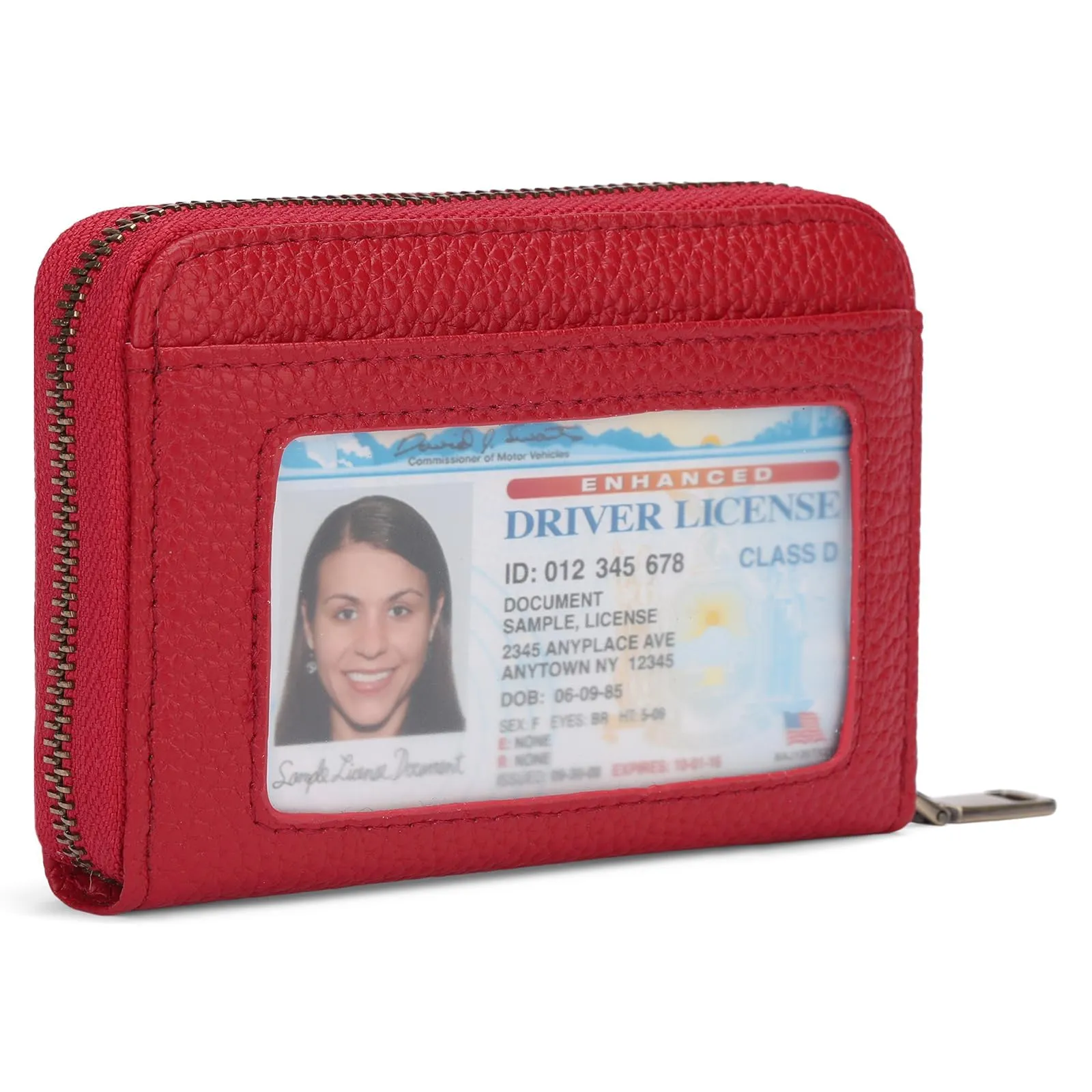 SENDEFN Portafoglio Donna Piccolo, Porta Carte di Credito con Protezione RFID e Molti Altri Scomparti, Portafoglio Cerniera Donna Piccolo, Porta Tessere Pelle - immagine 1