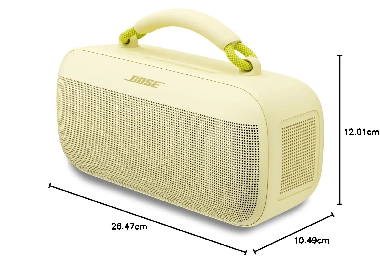 Bose SoundLink Max Cassa Audio Bluetooth Portatile Waterproof, Speaker Impermeabile, 20 h di Batteria, USB-C, AUX Input 3,5 mm Integrato, Giallo citrino - Edizione Limitata - immagine 7