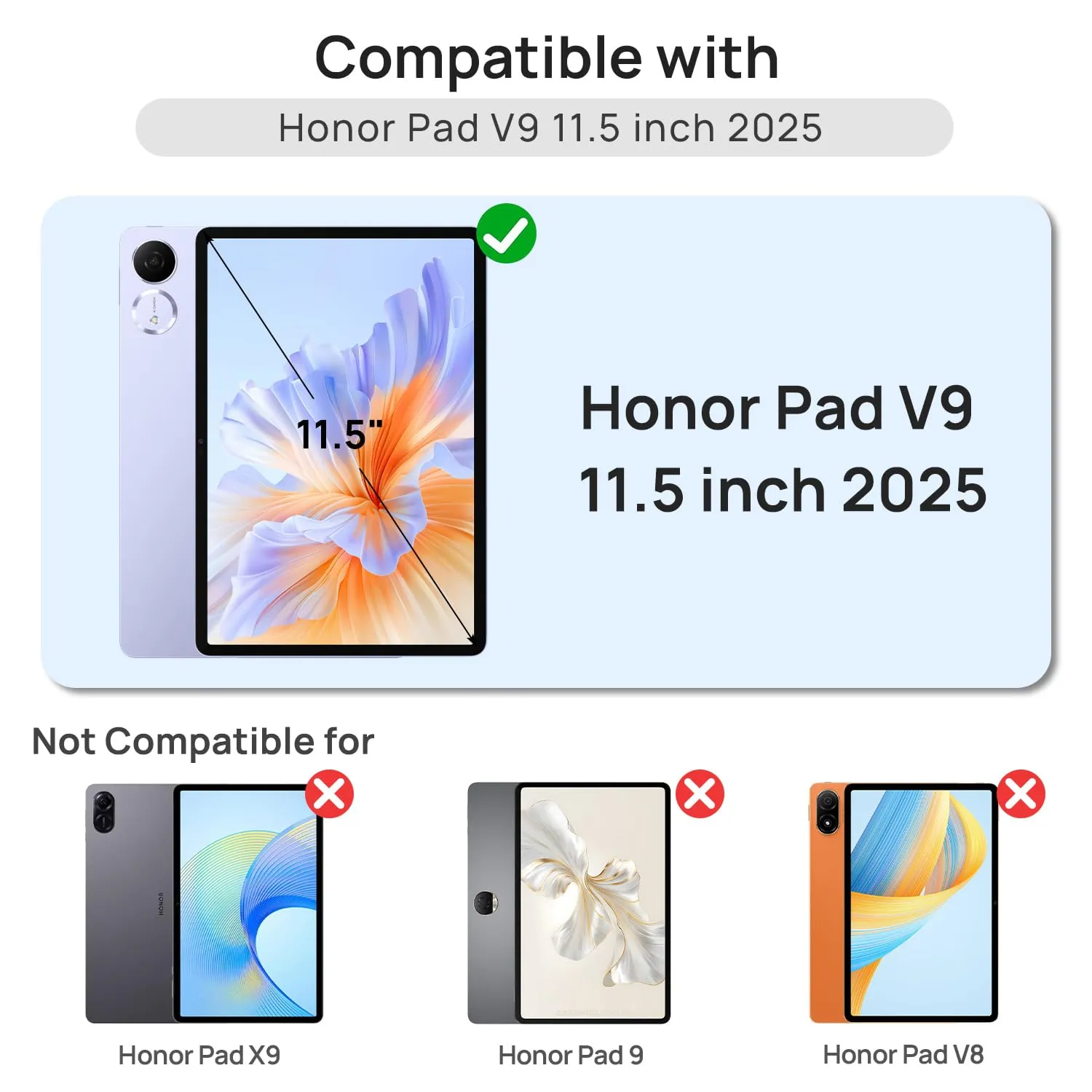 Gerutek Pellicola Protettiva per Honor Pad V9 11.5 Pollici 2025 - immagine 2