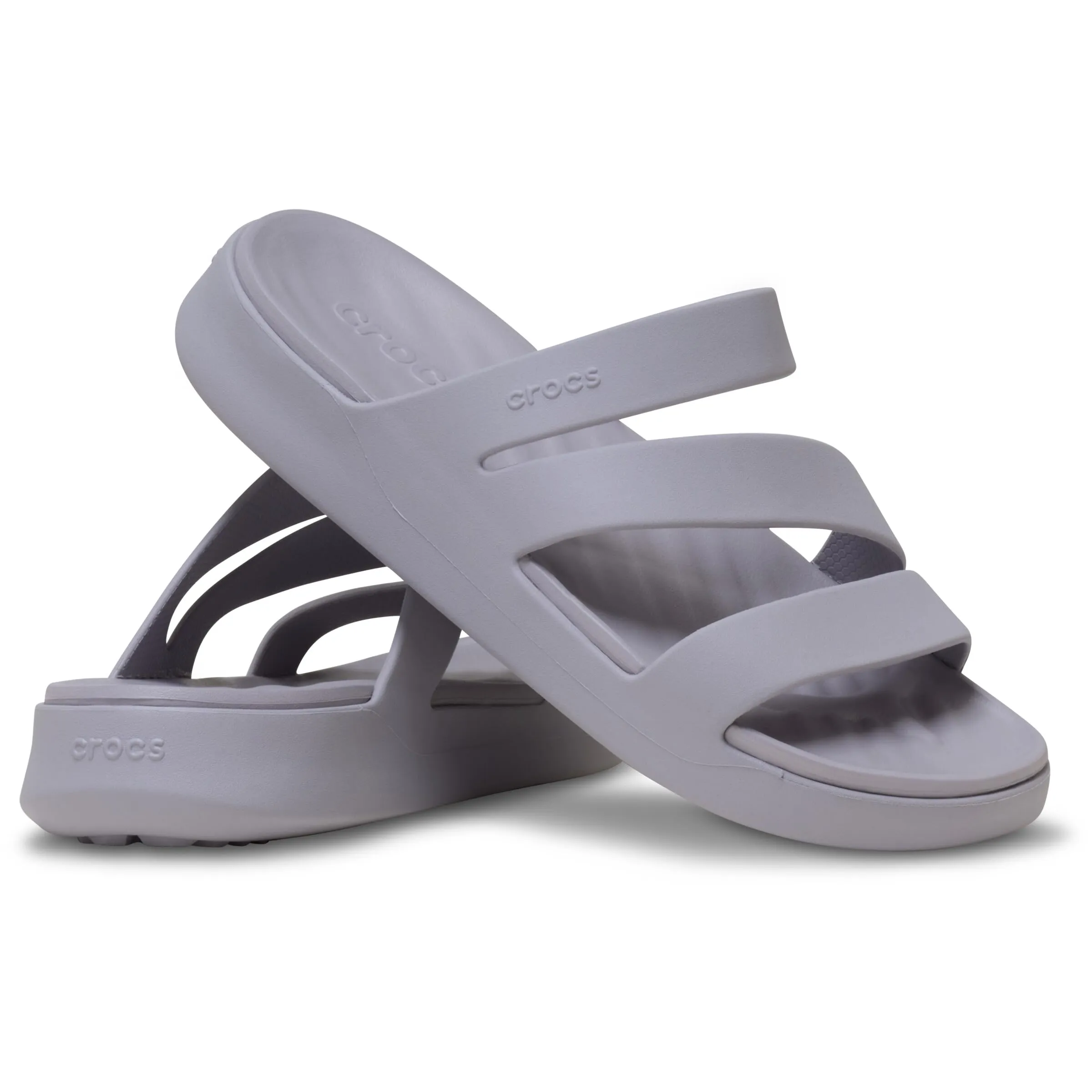 Crocs Getaway Strappy Sandalo, Nebbia Malva, Donna, EU 38-39 - immagine 5