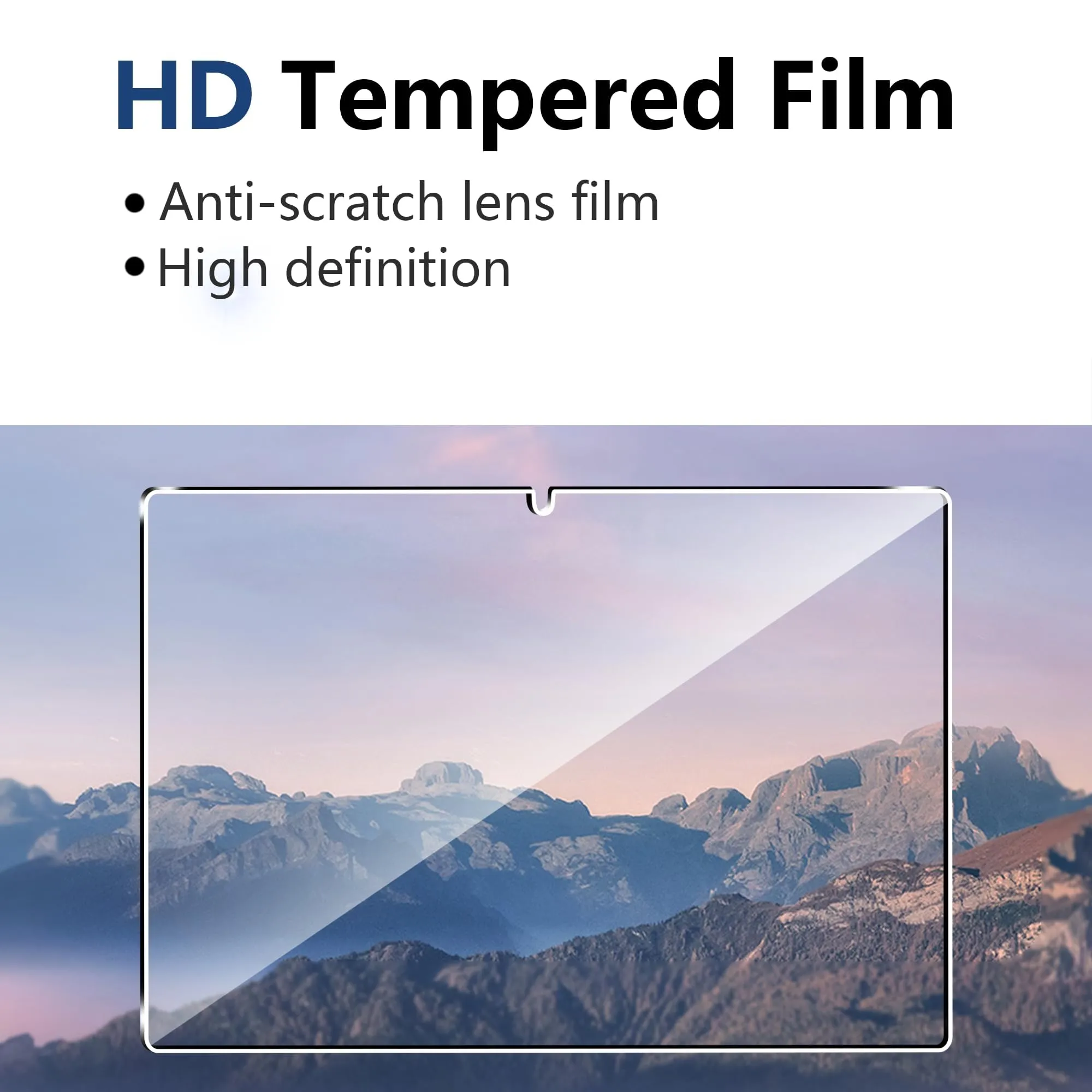 CAUHENYEE Pellicola Protettiva per Xiaomi Redmi Pad 2 / Redmi Pad 2 Play Bundle 11" 2025 Vetro Temperato, Confezione da 2 HD Trasparente Pellicola Protettiva in Vetro Protettiva, AntiGraffio - immagine 4