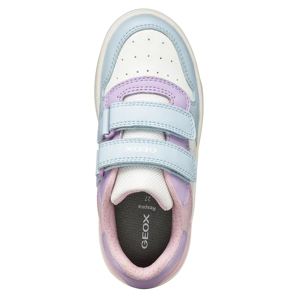 Geox J Washiba Girl B Basket, Crystal Lt Lilac, 32 EU - immagine 5