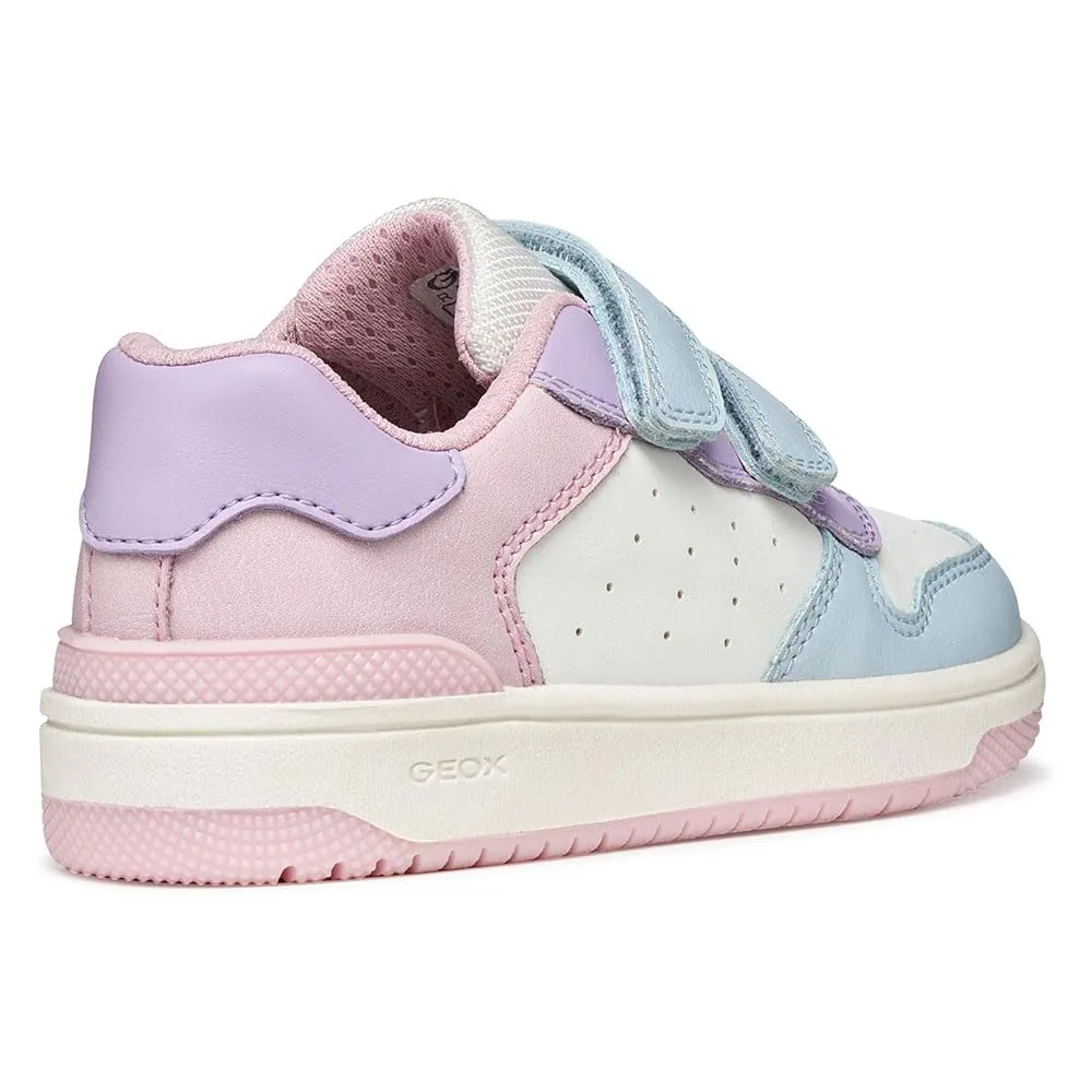 Geox J Washiba Girl B Sneaker, Crystal Lt Lilac, 36 - immagine 4