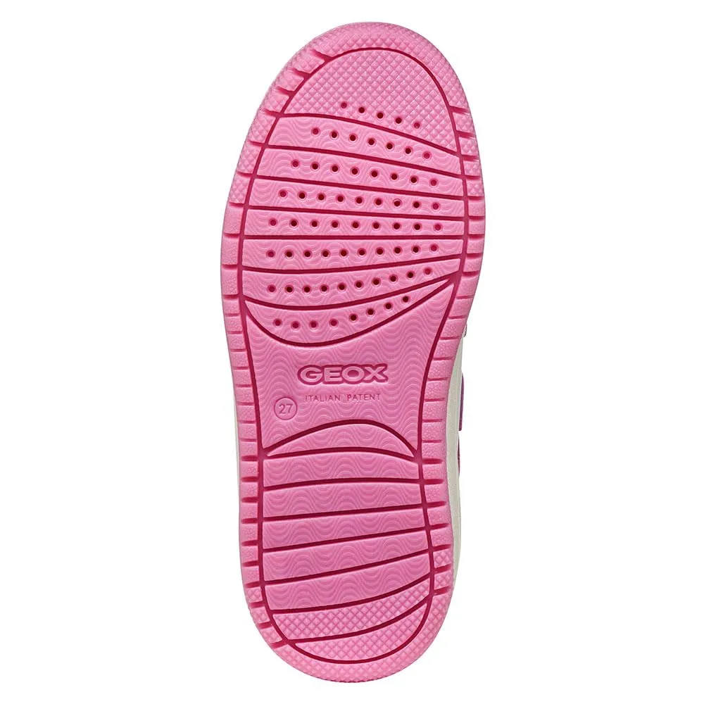 Geox J Washiba Girl B Sneaker, Dk Pink/Lilac, 37 EU - immagine 6