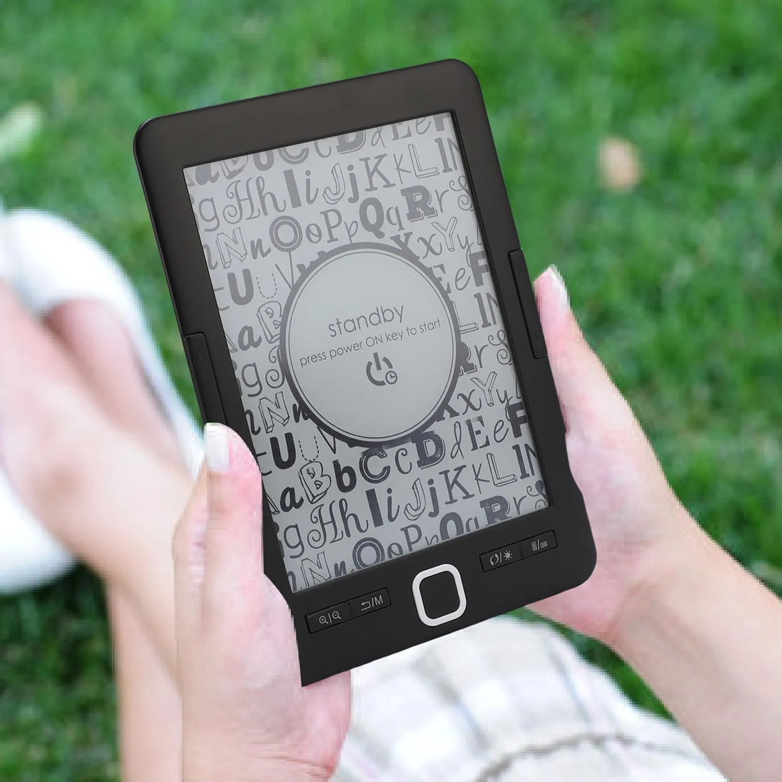 Lettore di EBook Portatile con Schermo HD Ink da 6 Pollici, BK6033, Memoria Integrata da 8 GB, luminosità Regolabile, Adatto per Bambini, Adulti e anziani. - immagine 9