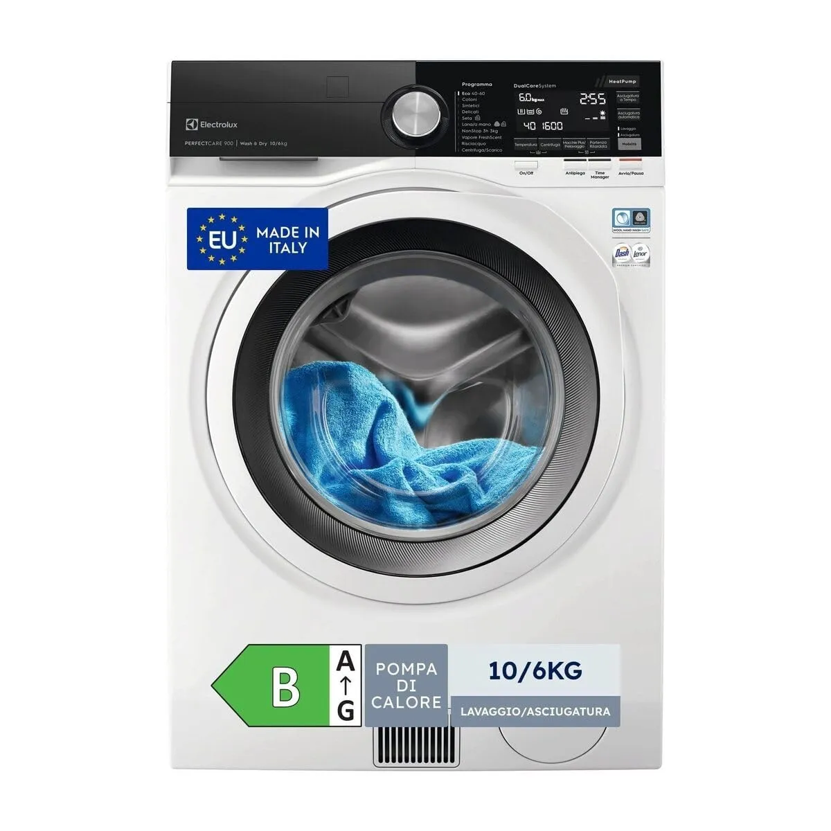 Electrolux Lavasciuga 10 kg 6 kg Classe B EW9W216BW Bianco - immagine 1