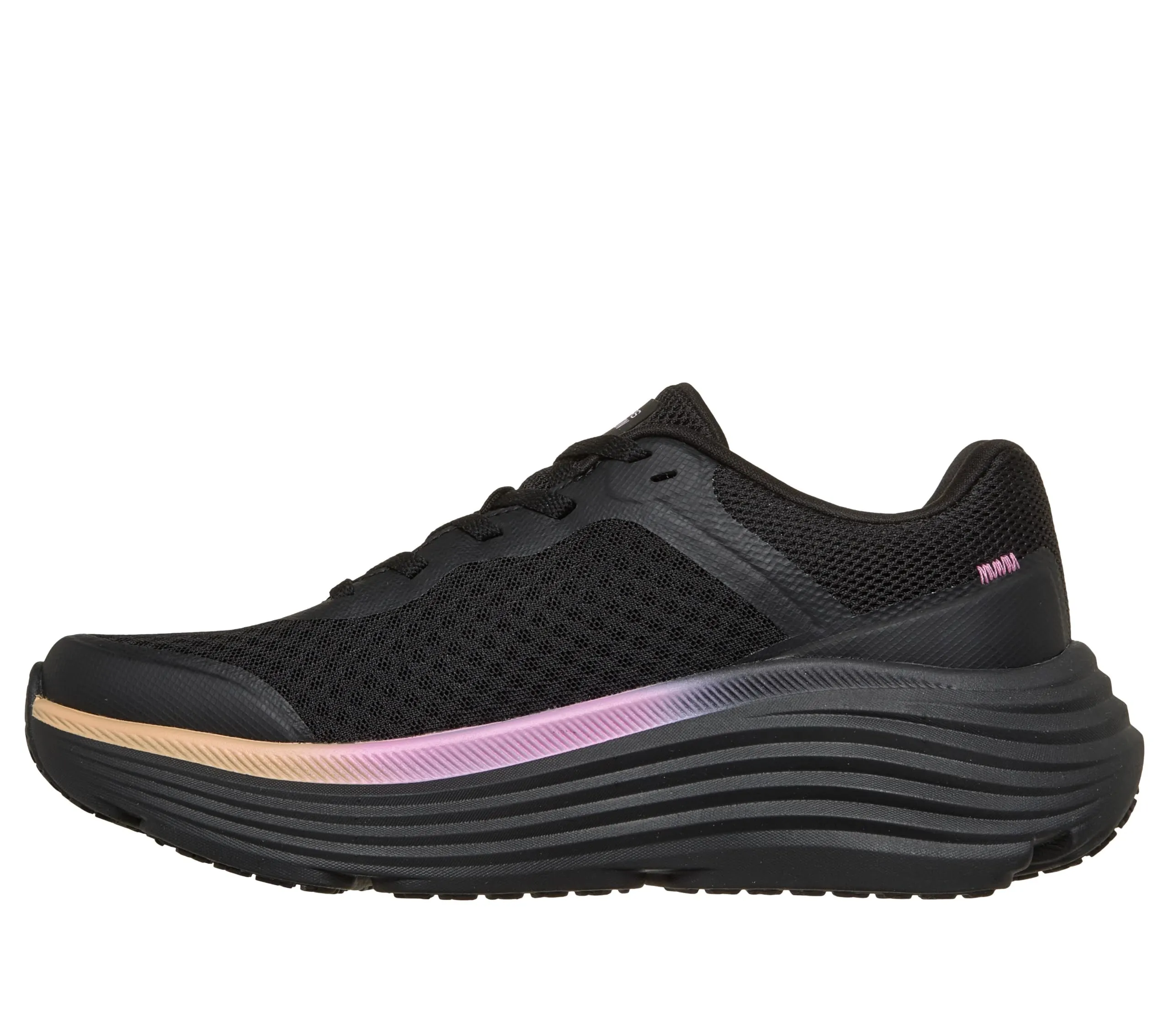 Skechers Max Cushioning Endeavour Canova Sneaker da donna, nero/rosa, 38.5 EU - immagine 5