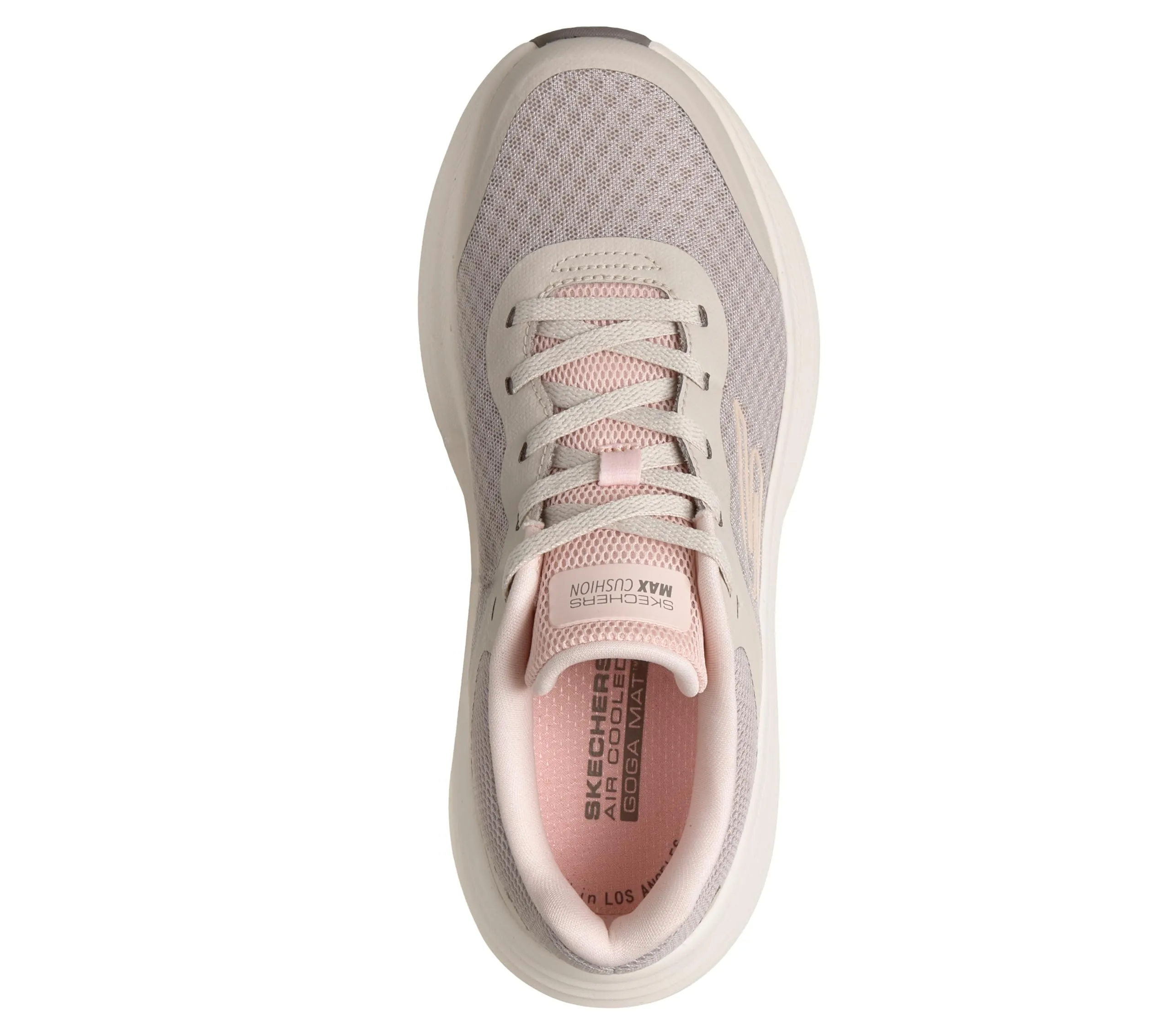 Skechers Donna Max Cushioning Endeavour Canova Trainers, Natural Synthetic Trim, 36.5 EU - immagine 3