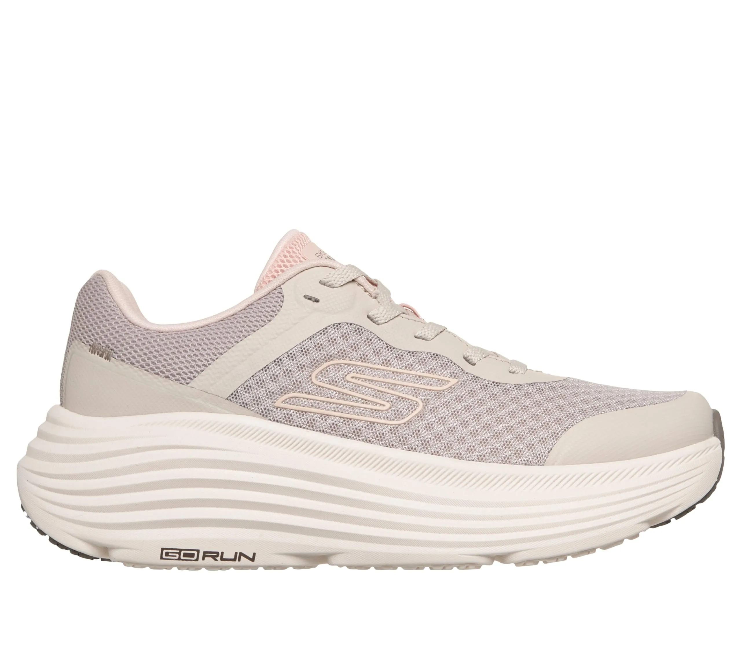 Skechers Donna Max Cushioning Endeavour Canova Trainers, Natural, 35.5 EU - immagine 6