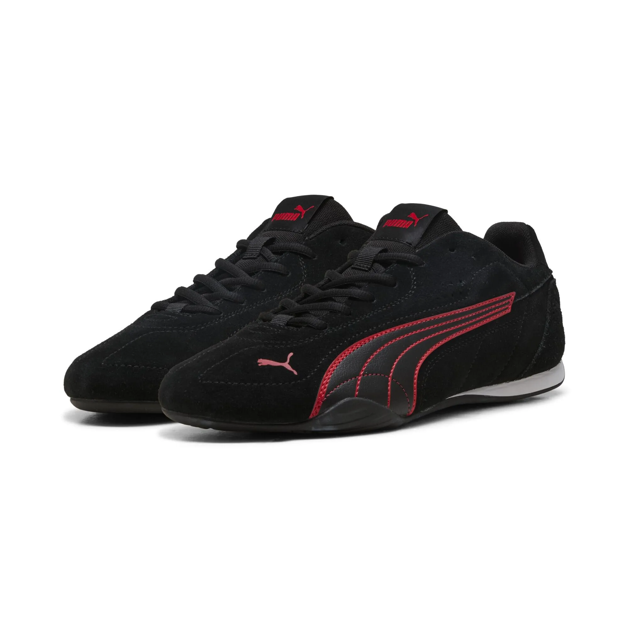 PUMA Catch SD, Scarpe da Ginnastica Unisex - Adulto, Puma Black-Puma Red, 40 EU - immagine 2