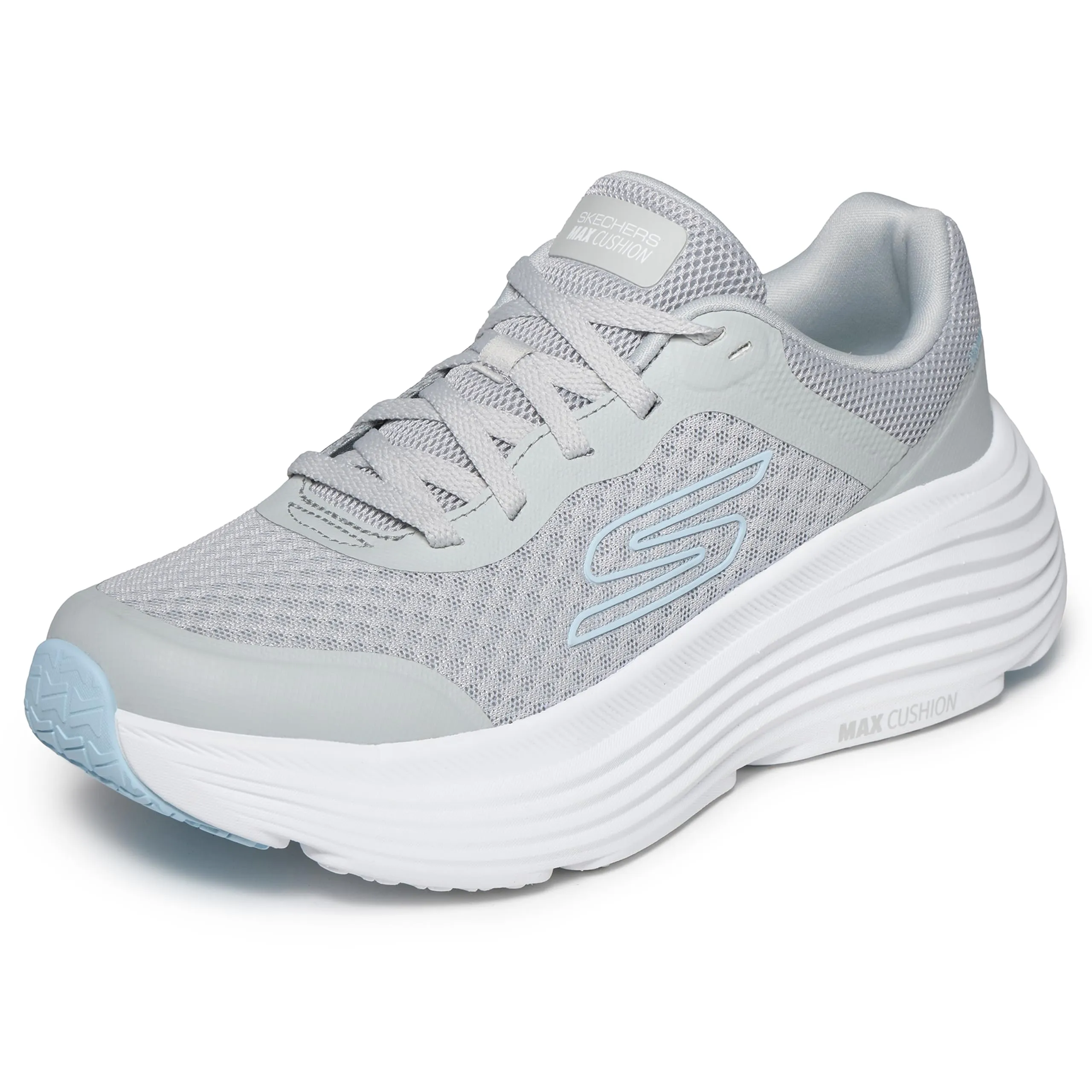 Skechers Max Cushioning Endeavour Canova Sneaker Donna, Grigio Chiaro, 41 EU - immagine 10