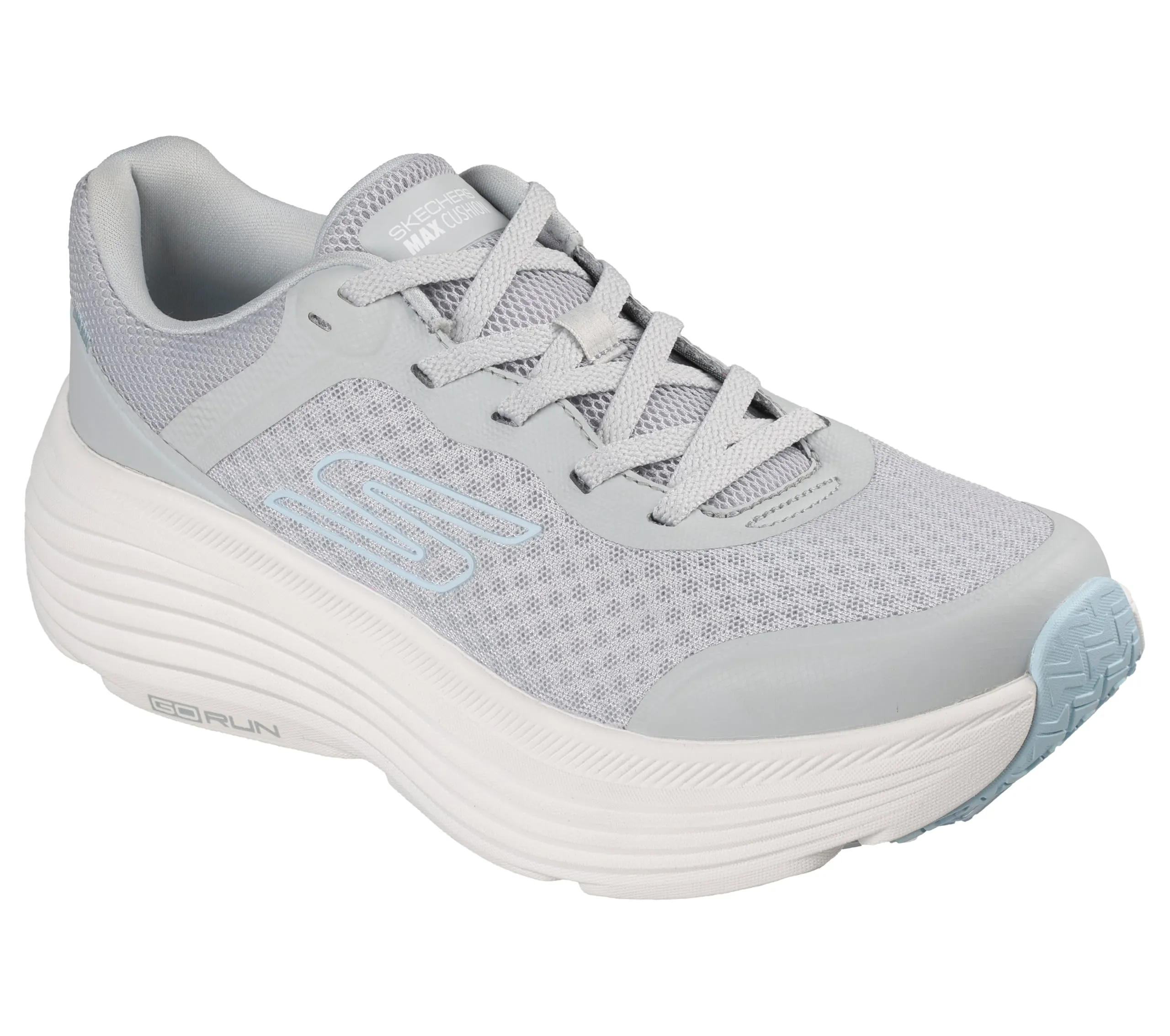 Skechers Sneaker da Donna Max Cushioning Endeavour Canova, Grigio Chiaro, 38 EU - immagine 4