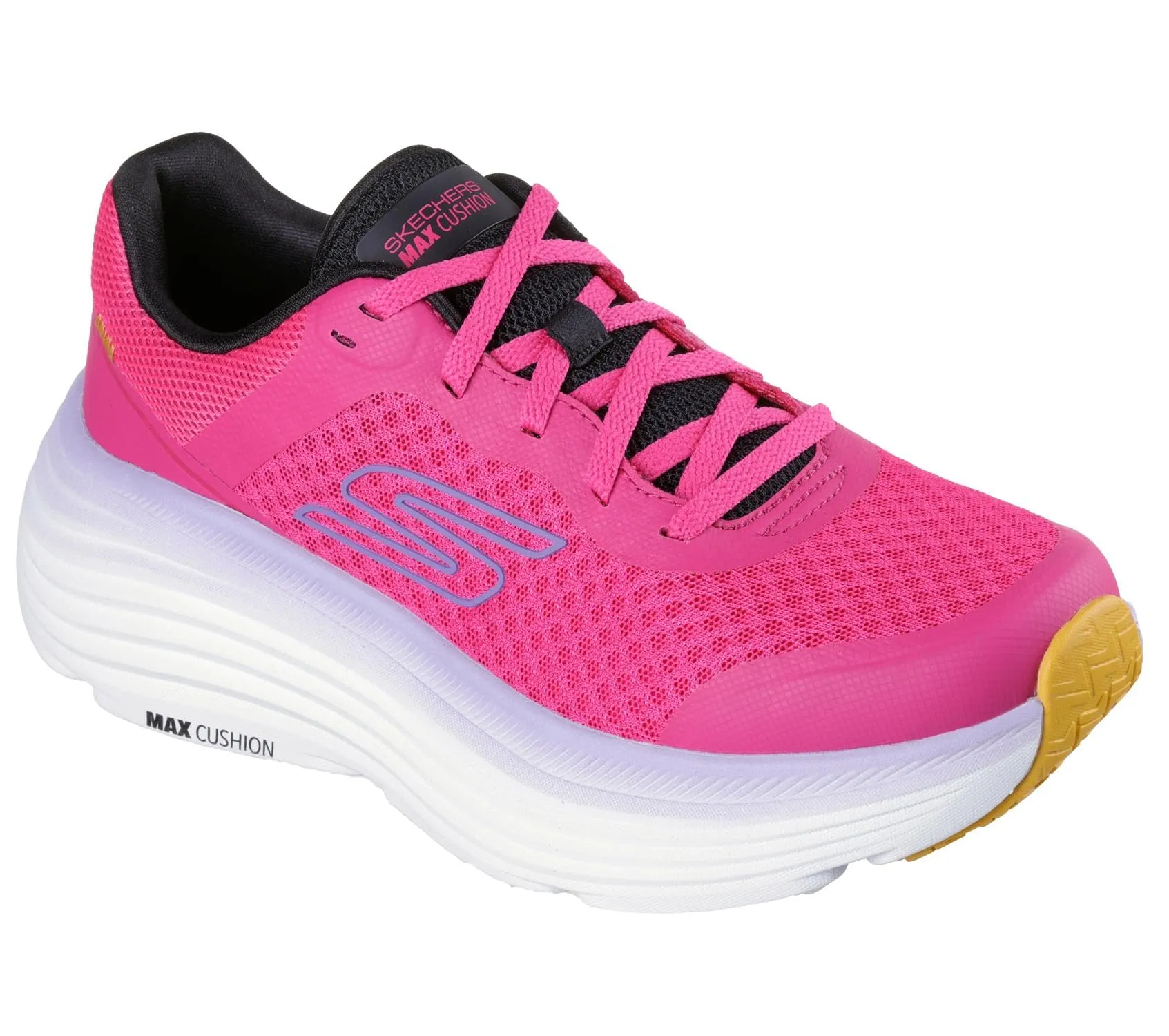 Skechers Donna Max Cushioning Endeavour Canova Trainers, Raspberry Synthetic/Trim, 41 EU - immagine 5