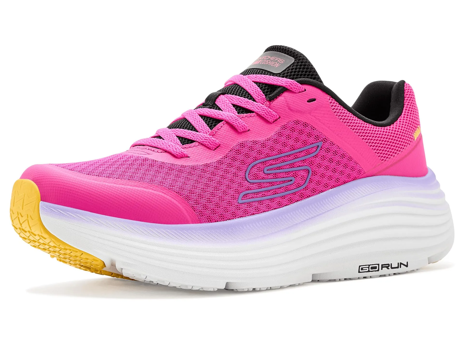 Skechers Donna Max Cushioning Endeavour Canova Trainers, Raspberry Synthetic/Trim, 37.5 EU - immagine 1