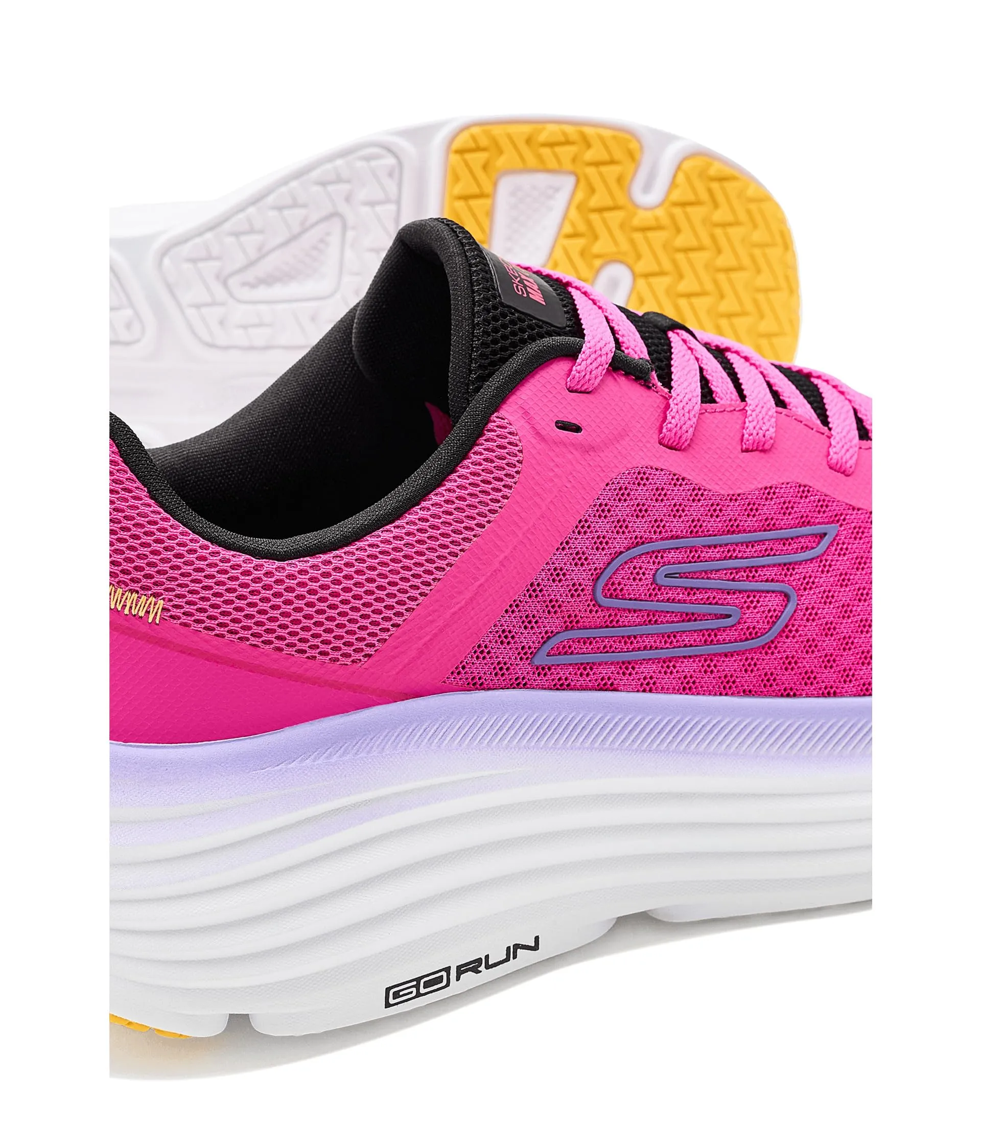 Skechers Donna Max Cushioning Endeavour Canova Trainers, Raspberry Synthetic/Trim, 36.5 EU - immagine 6