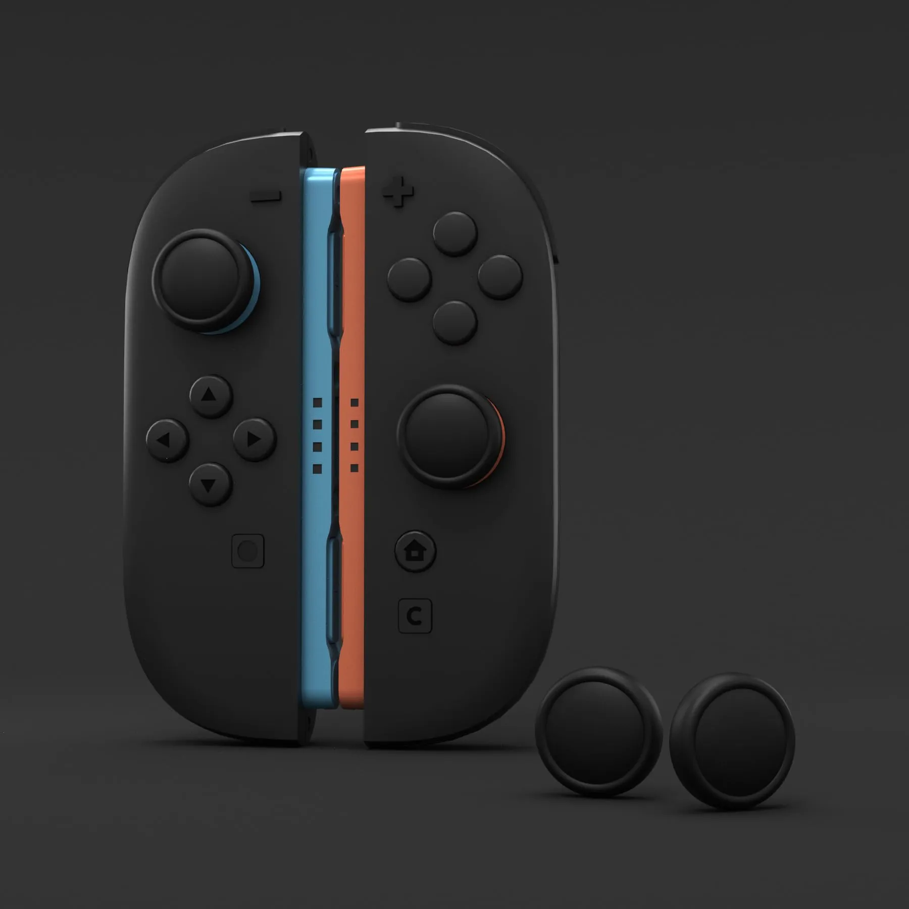 playvital Copri Levette Analogiche per Nintendo Switch 2, Nero - immagine 2