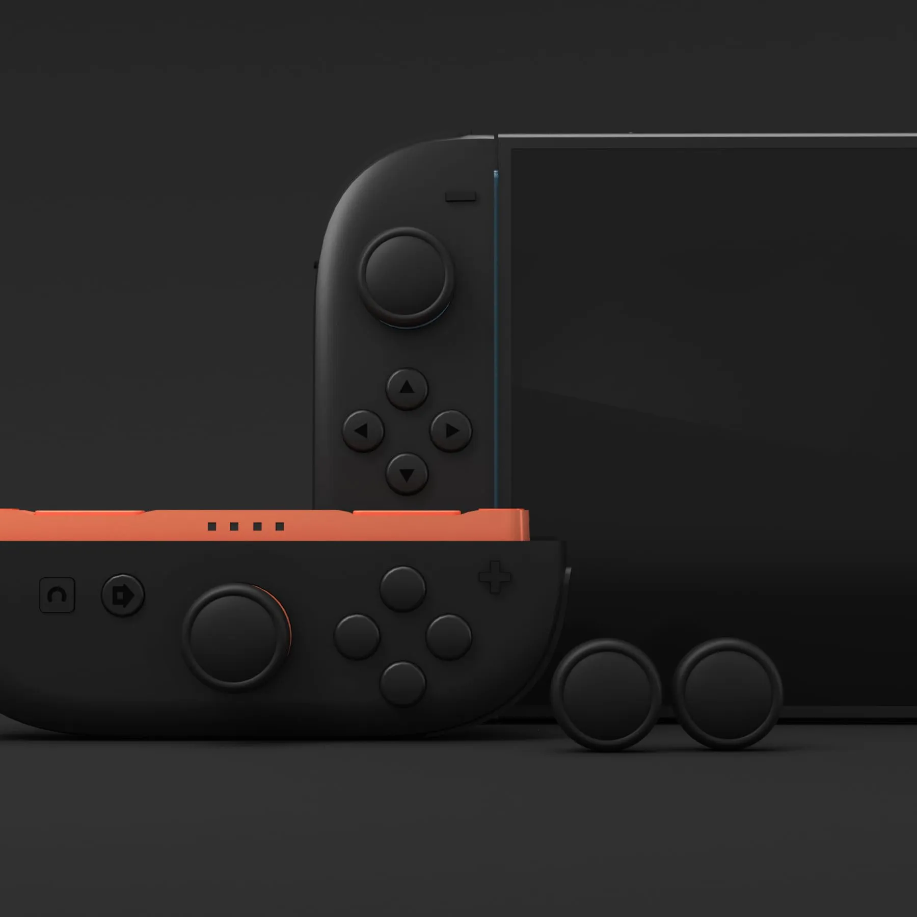 playvital Copri Levette Analogiche per Nintendo Switch 2, Nero - immagine 3