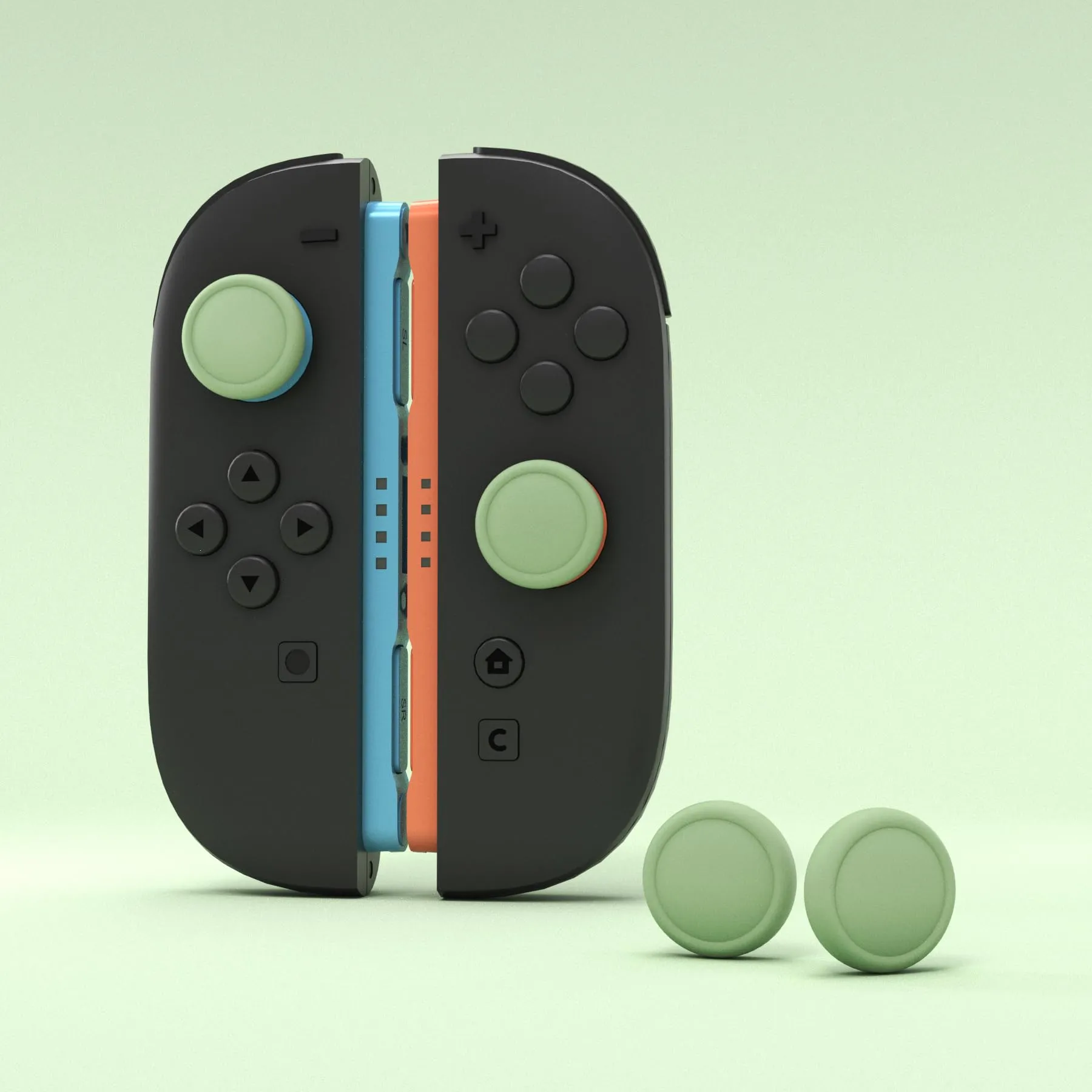 playvital Copri Levette Analogiche per Nintendo Switch 2, Matcha Verde - immagine 2