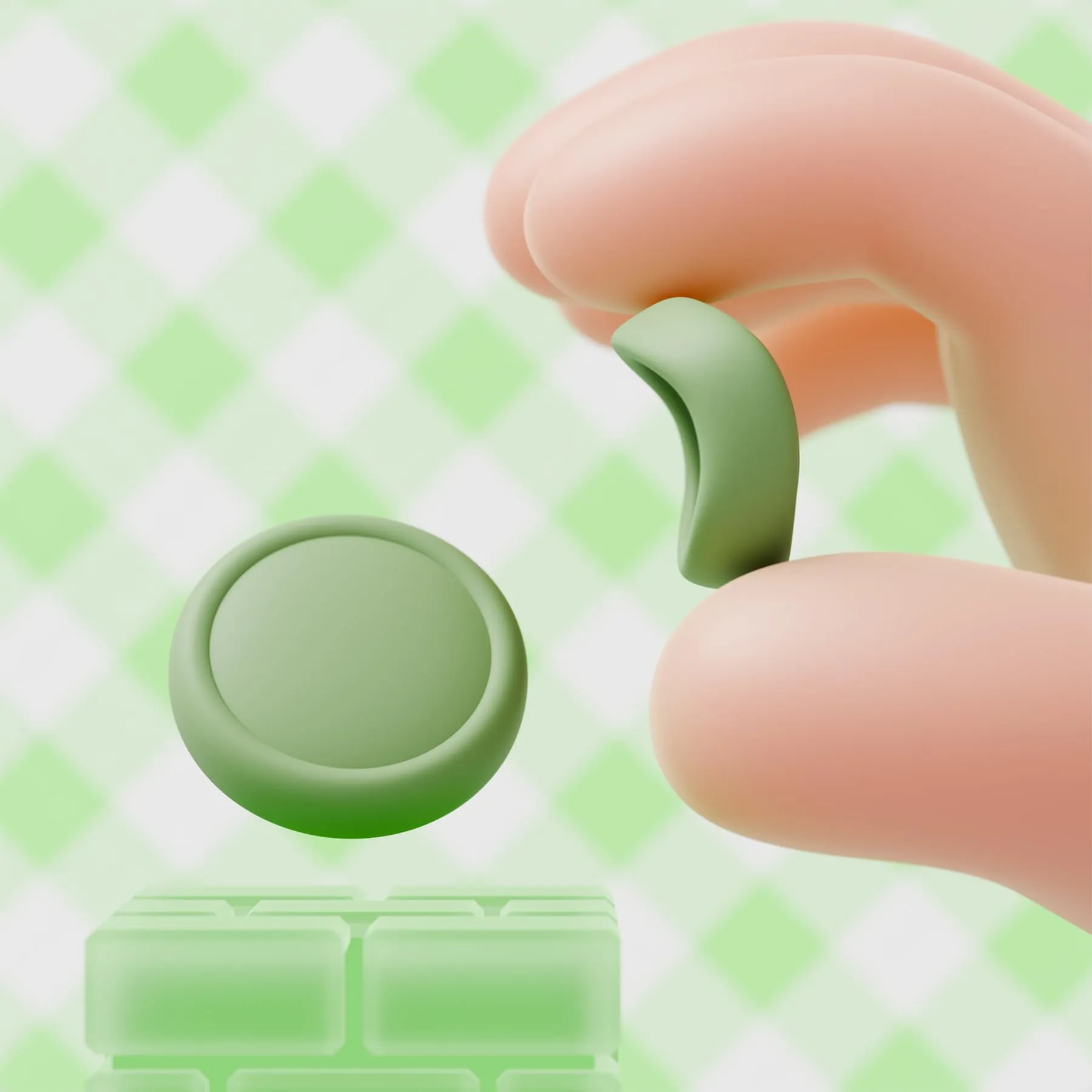 playvital Copri Levette Analogiche per Nintendo Switch 2, Matcha Verde - immagine 6