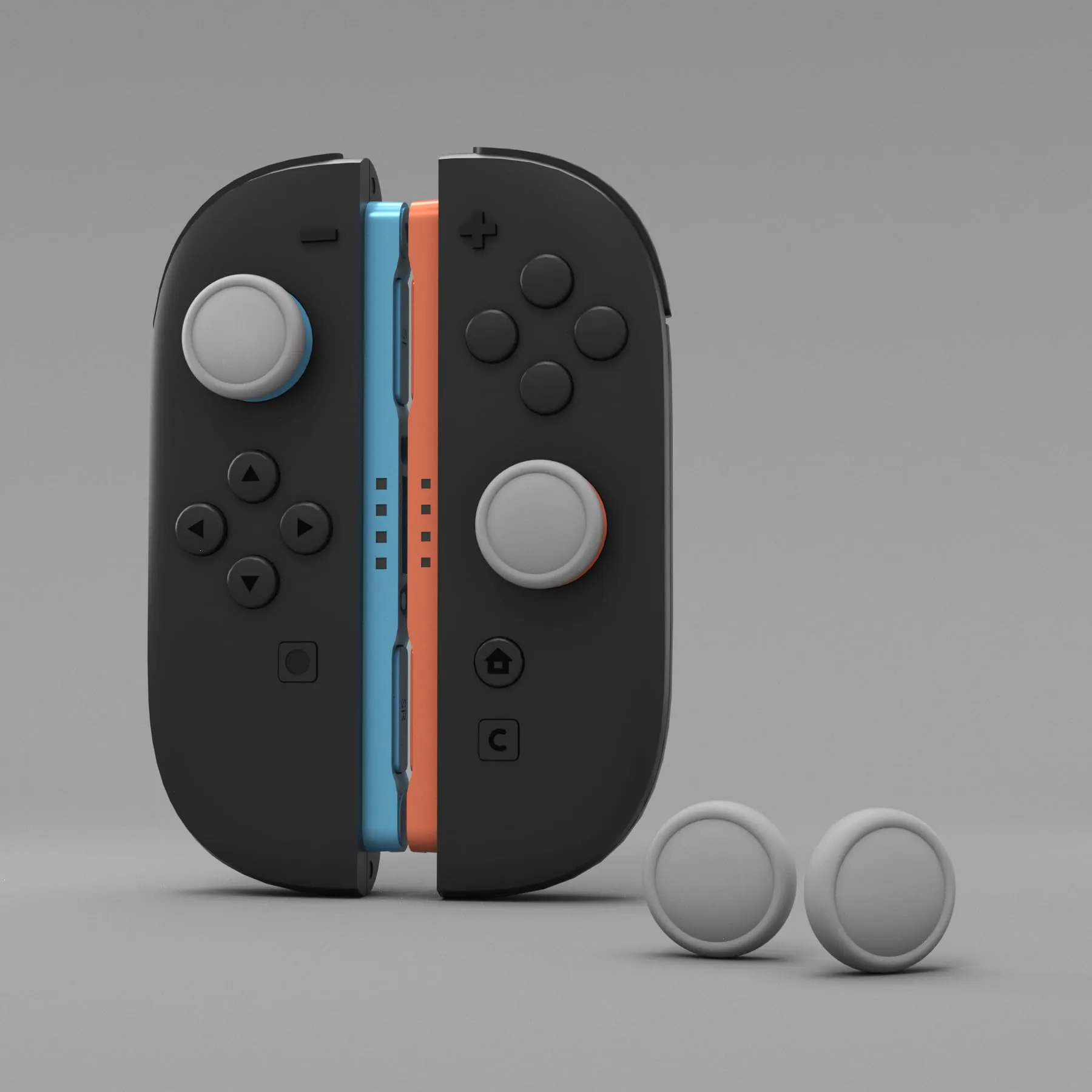 PlayVital Copri Levette Analogiche per Nintendo Switch 2, Grigio - immagine 2
