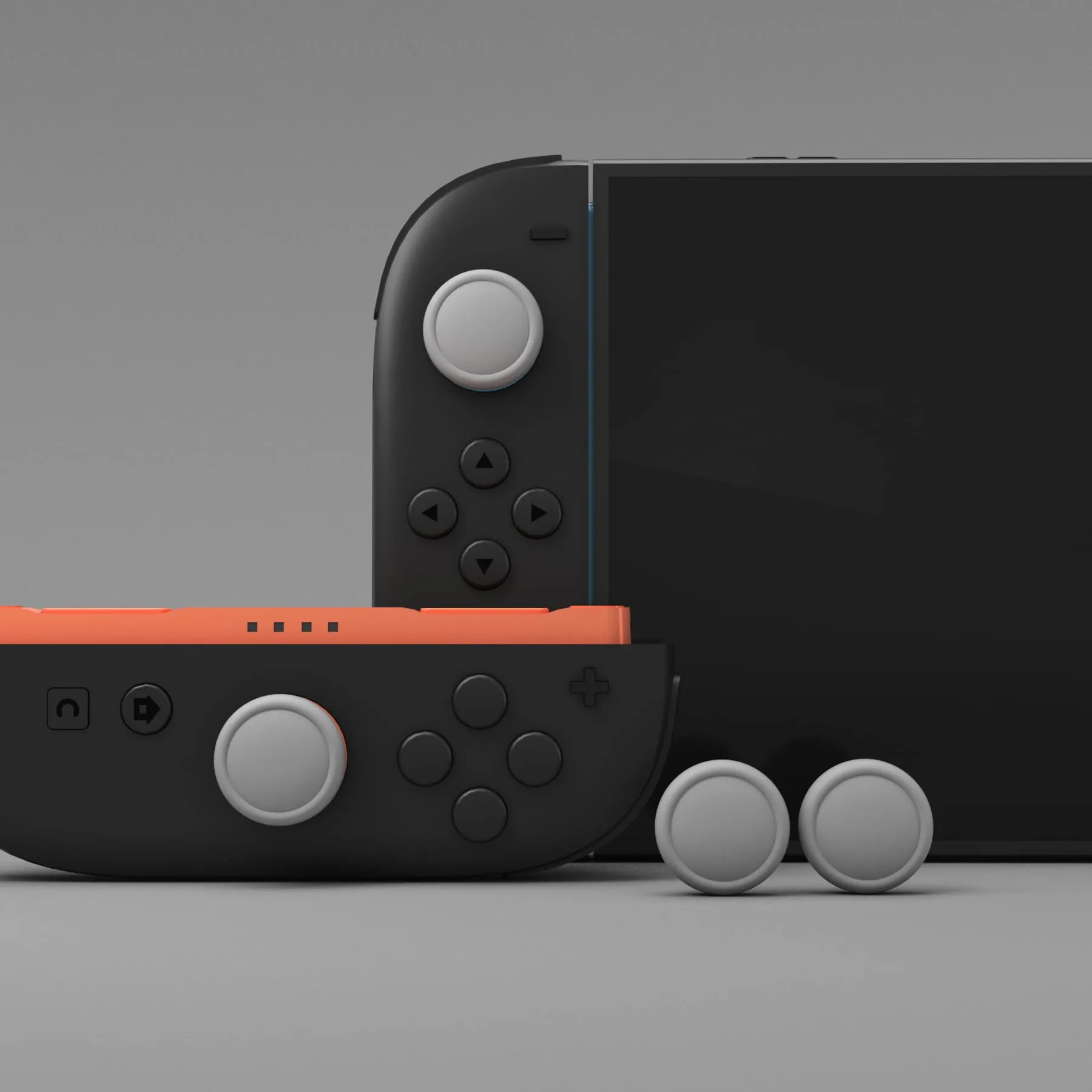 PlayVital Copri Levette Analogiche per Nintendo Switch 2, Grigio - immagine 3